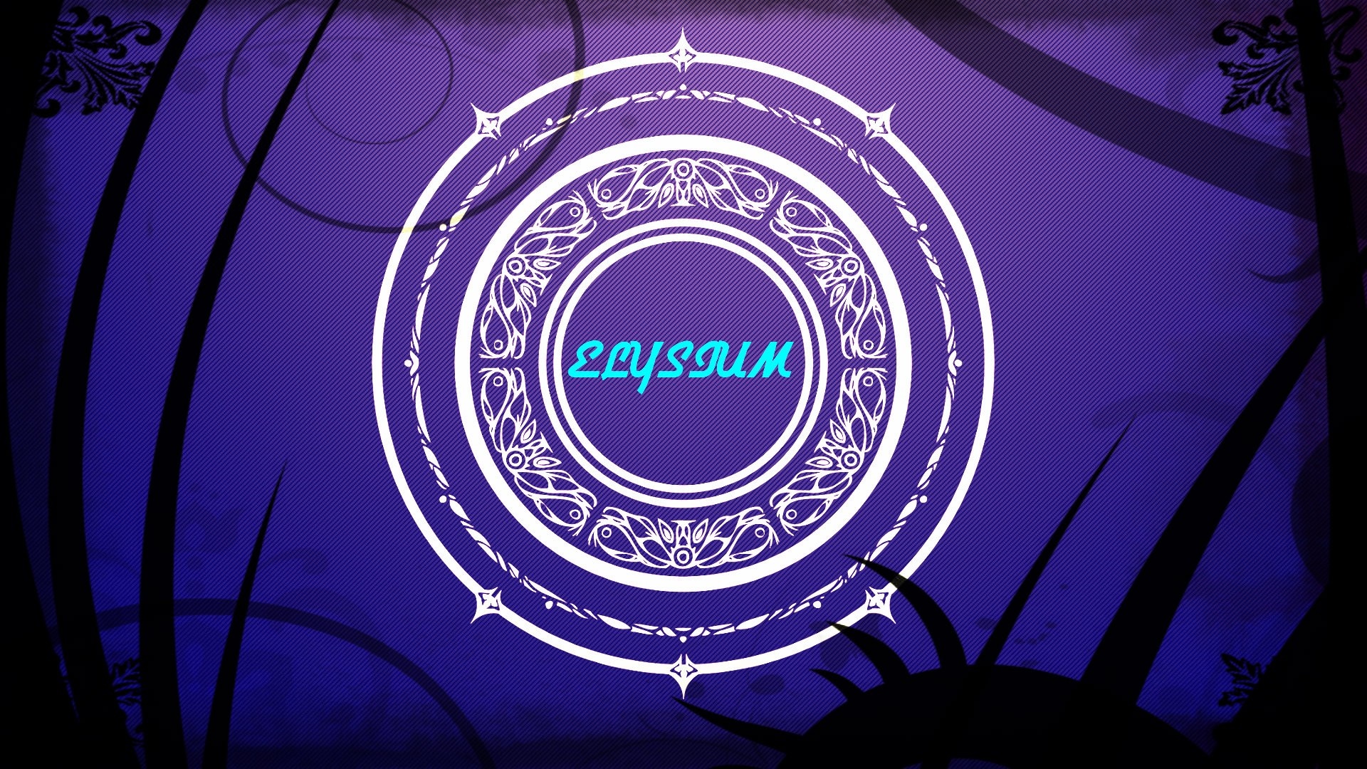 Elysium logo with purple background HD Wallpaper