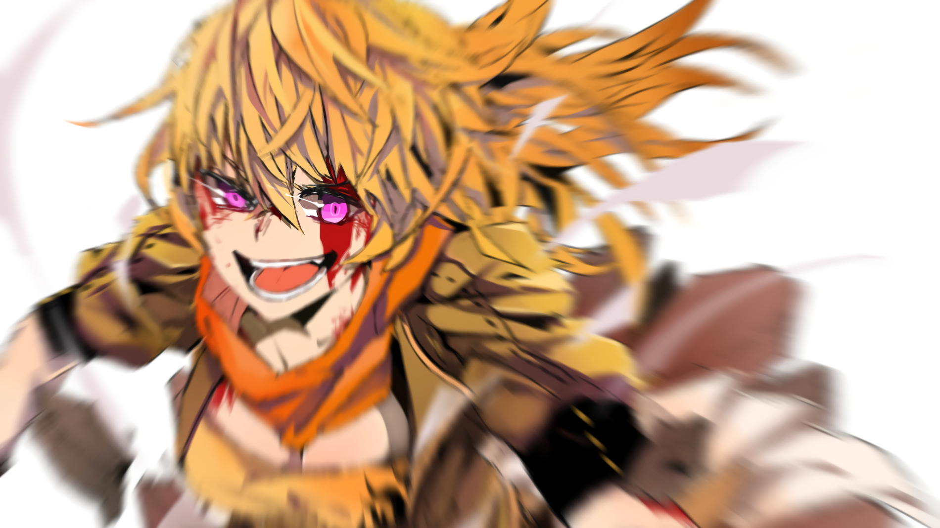 Yang Xiao Long from RWBY in action HD Wallpaper