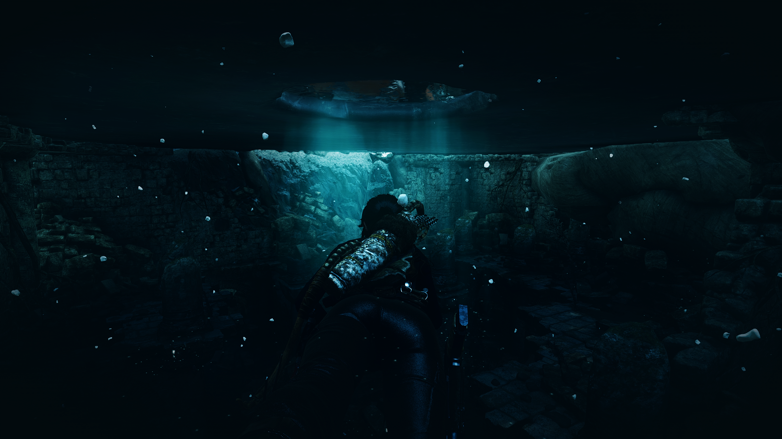 Lara Croft from Rise of the Tomb Raider underwater HD Wallpaper
