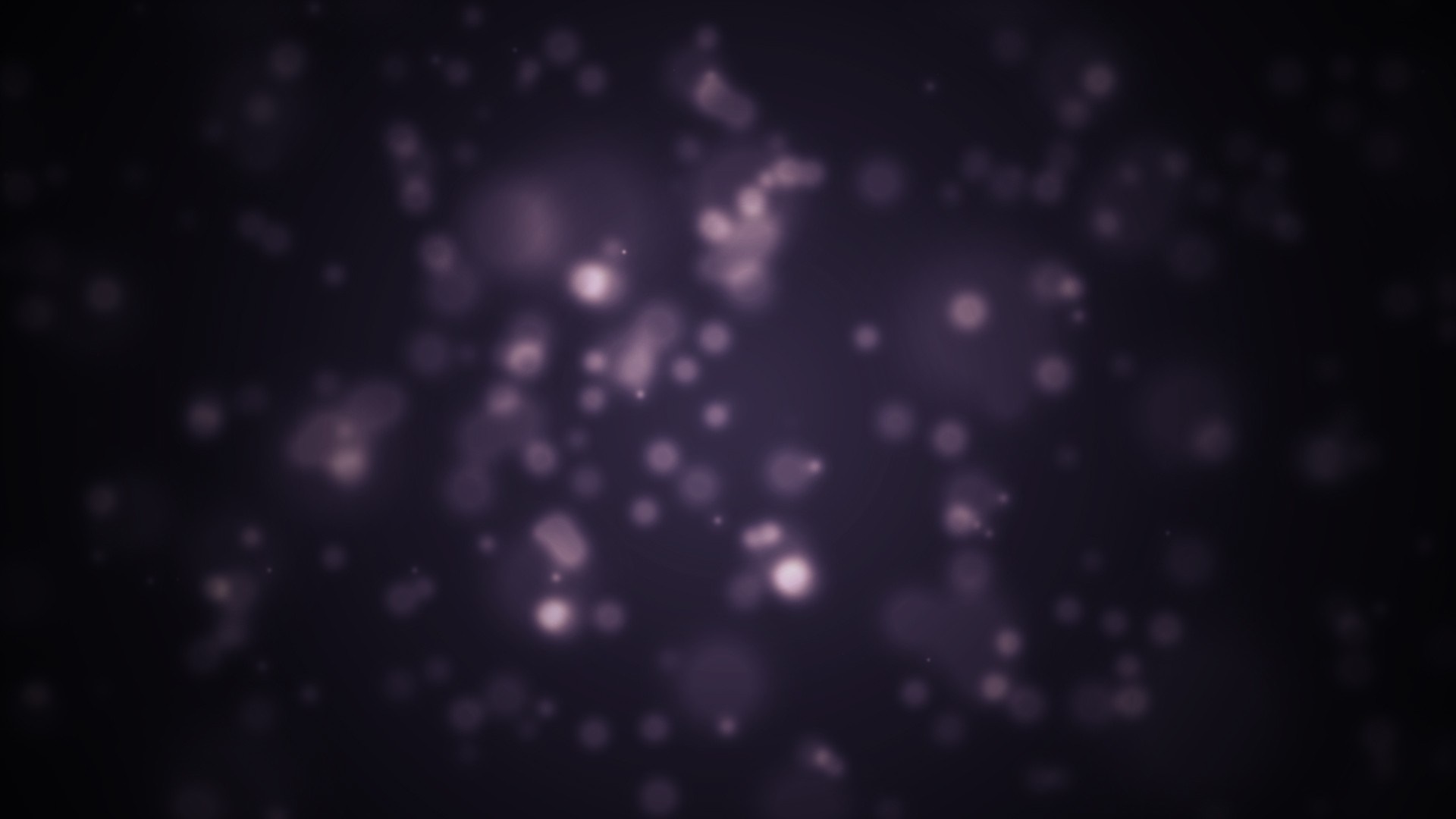 Abstract purple bokeh lights in darkness HD Wallpaper