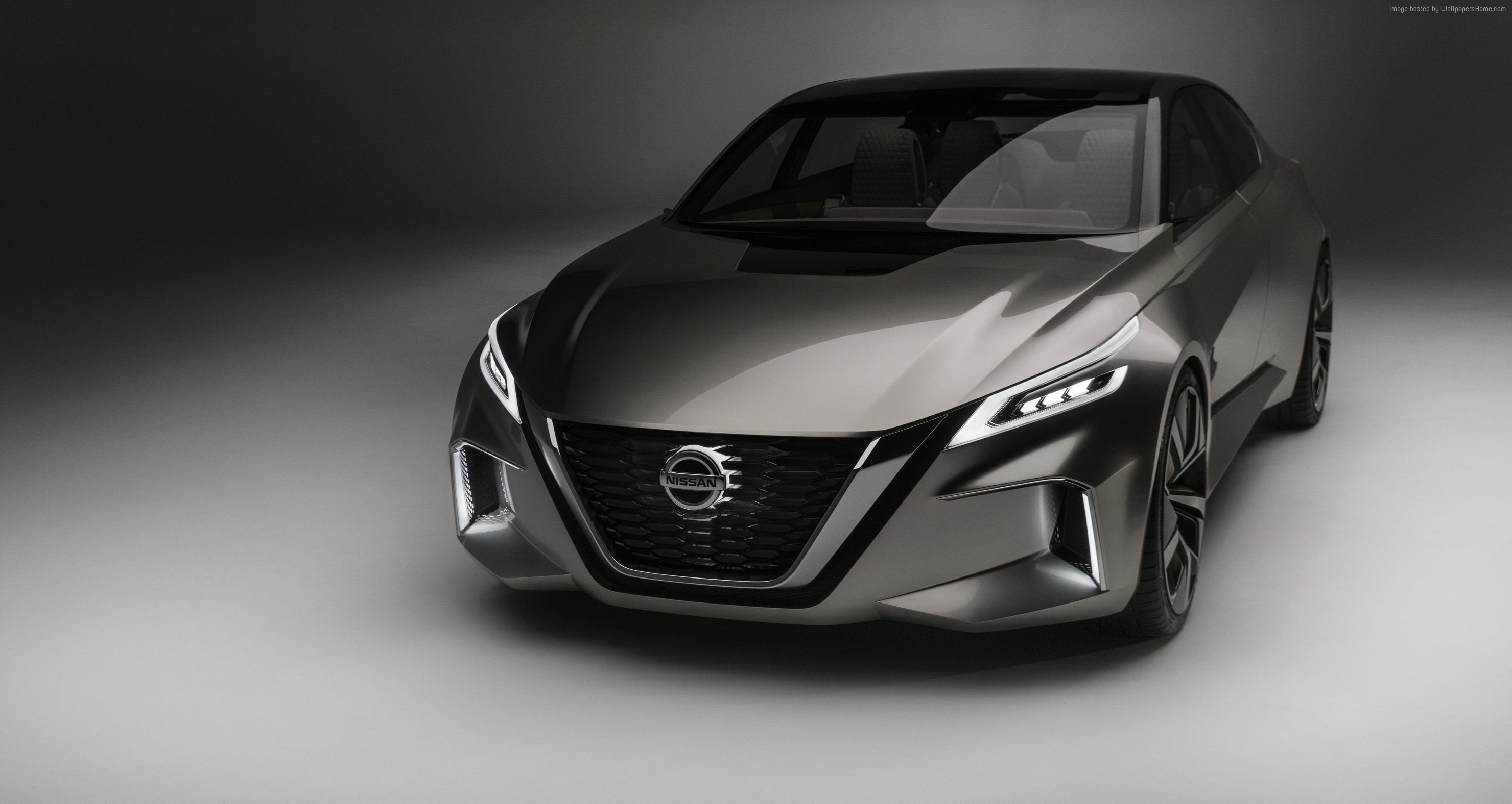 Nissan Vmotion 2.0 concept car front view HD Wallpaper
