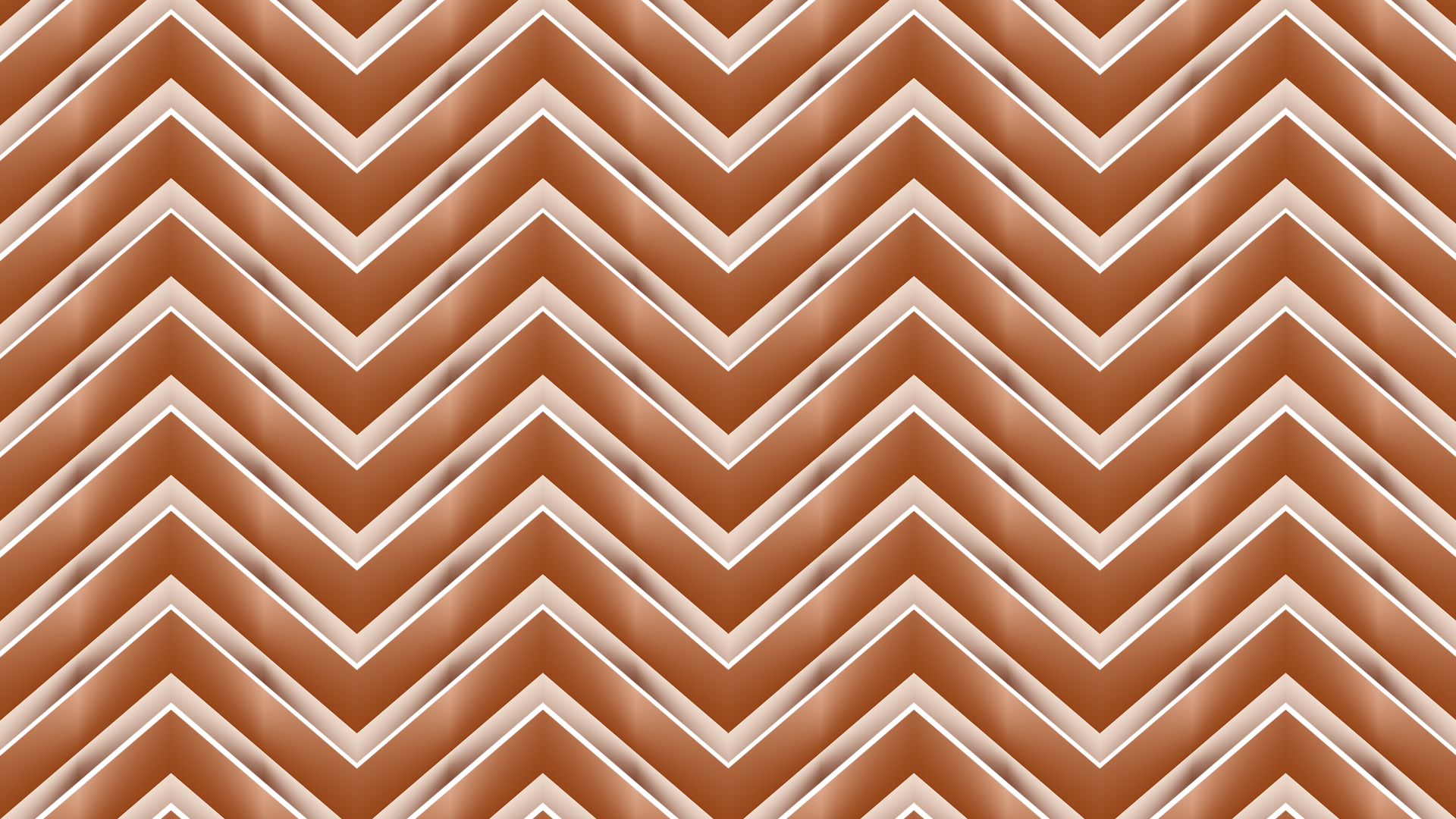 Brown and white chevron pattern with shadow effect HD Wallpaper