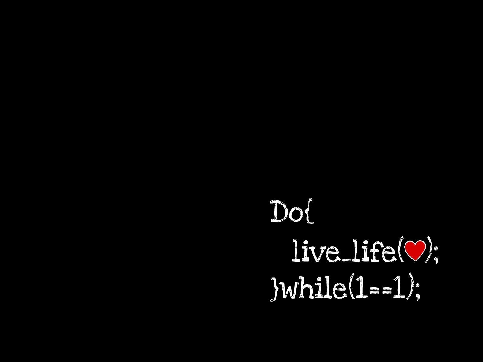 Do Live Life Code HD Wallpaper