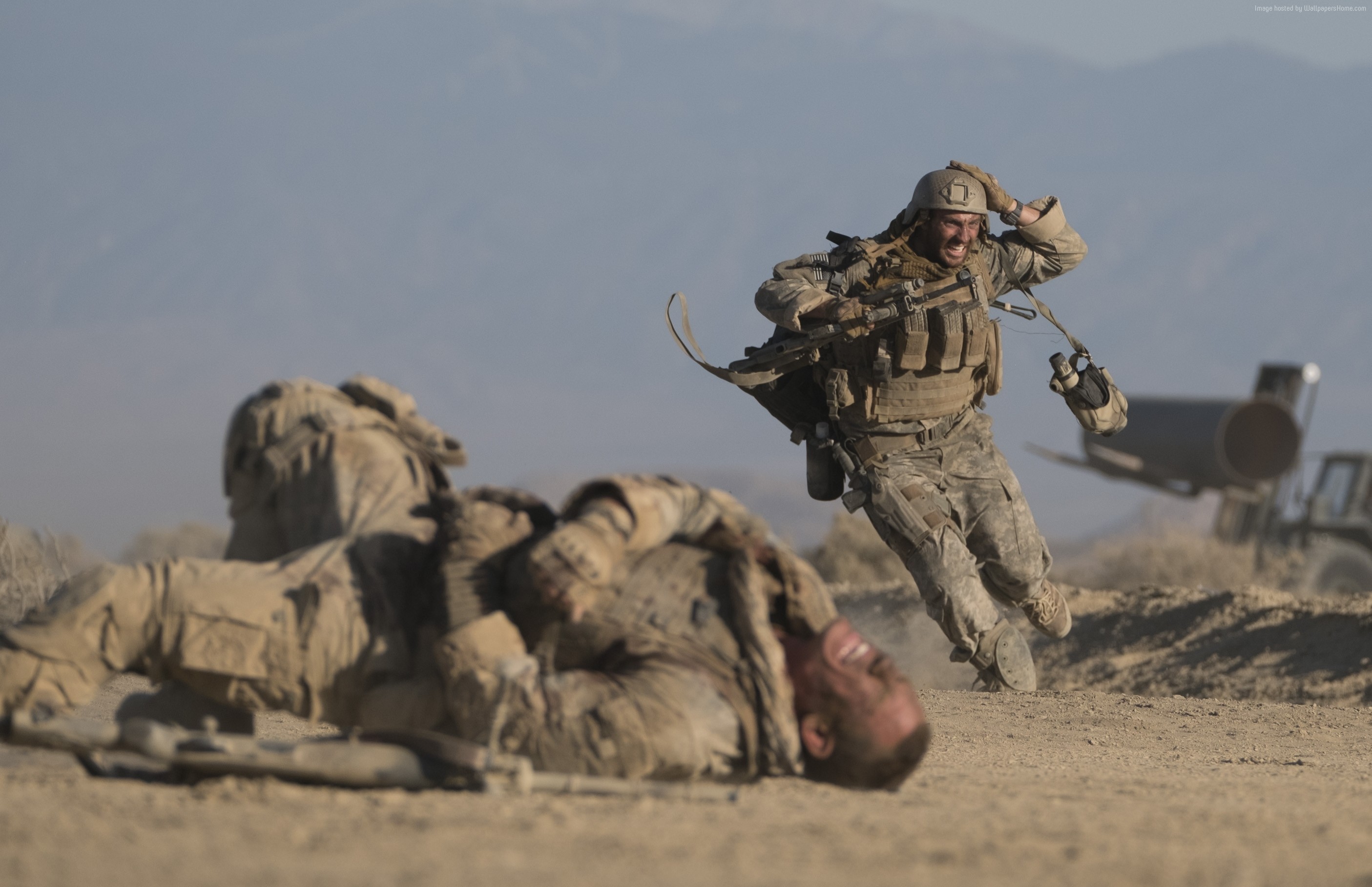 Aaron Taylor-Johnson in The Wall HD Wallpaper