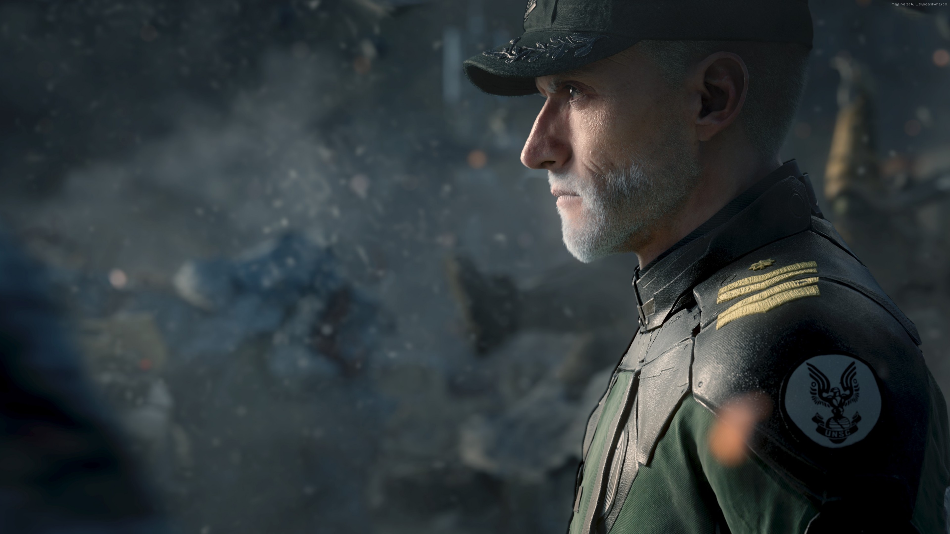 Captain Cutter from Halo Wars 2 HD Wallpaper