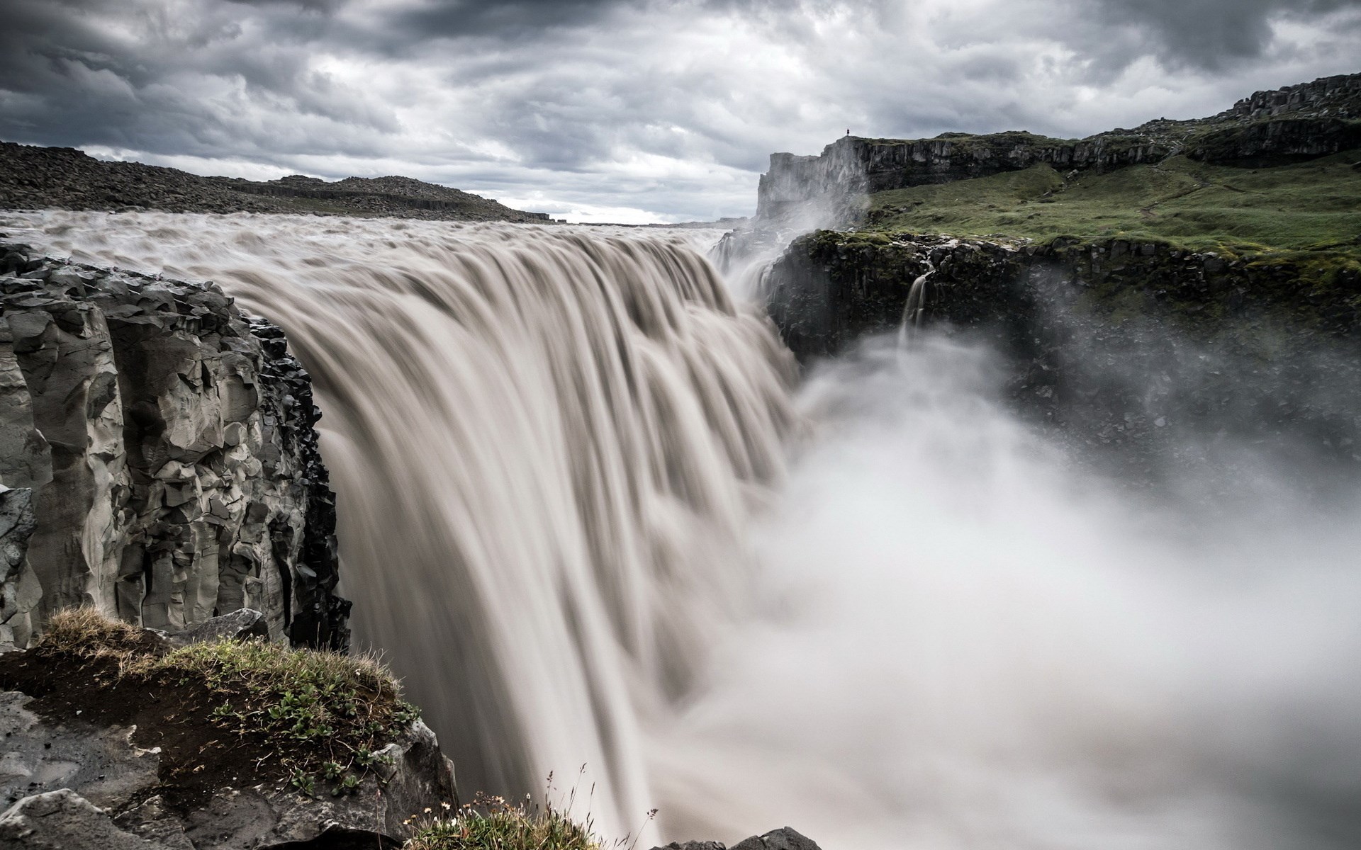 Detifoss Waterfall in Iceland HD Wallpaper