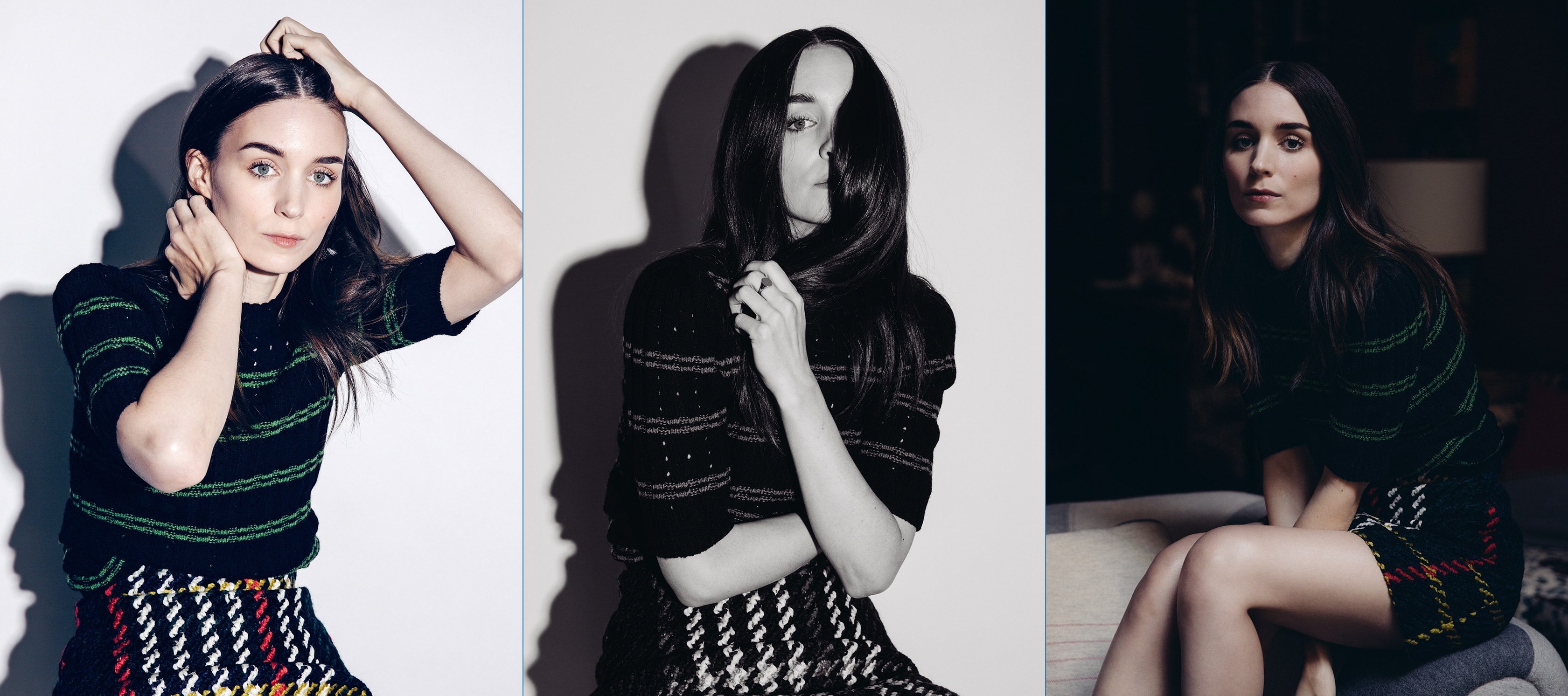 Rooney Mara in a fashion photo shoot HD Wallpaper