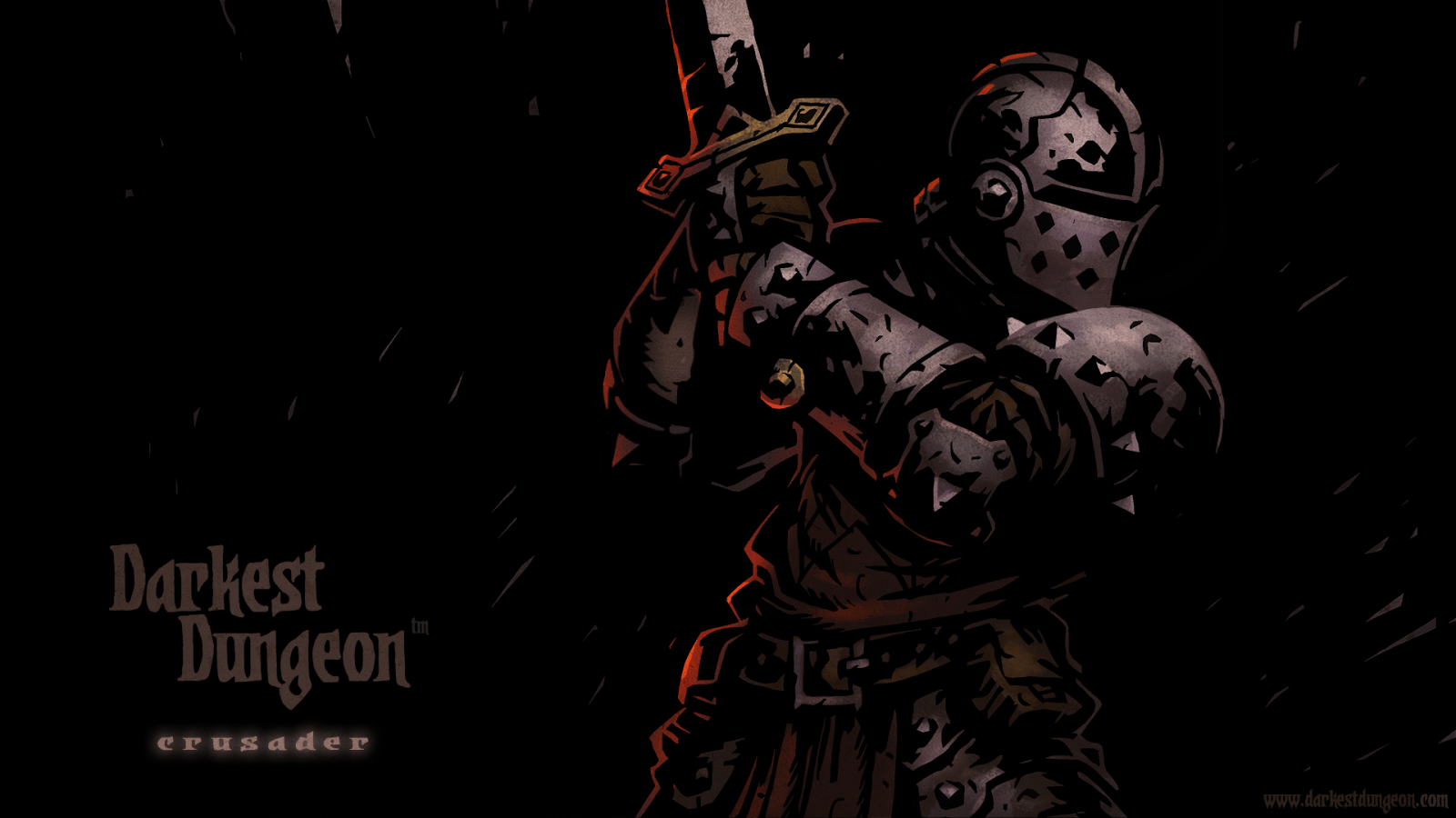 Crusader from Darkest Dungeon HD Wallpaper