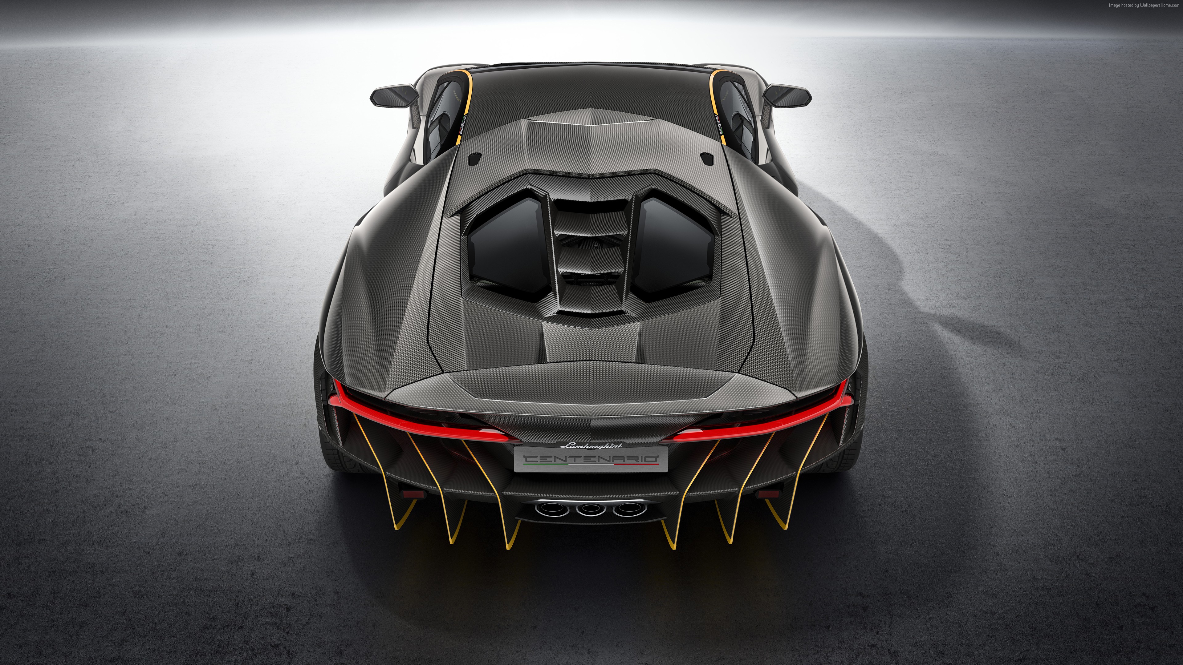 Lamborghini Centenario LP 770-4 Roadster rear view HD Wallpaper