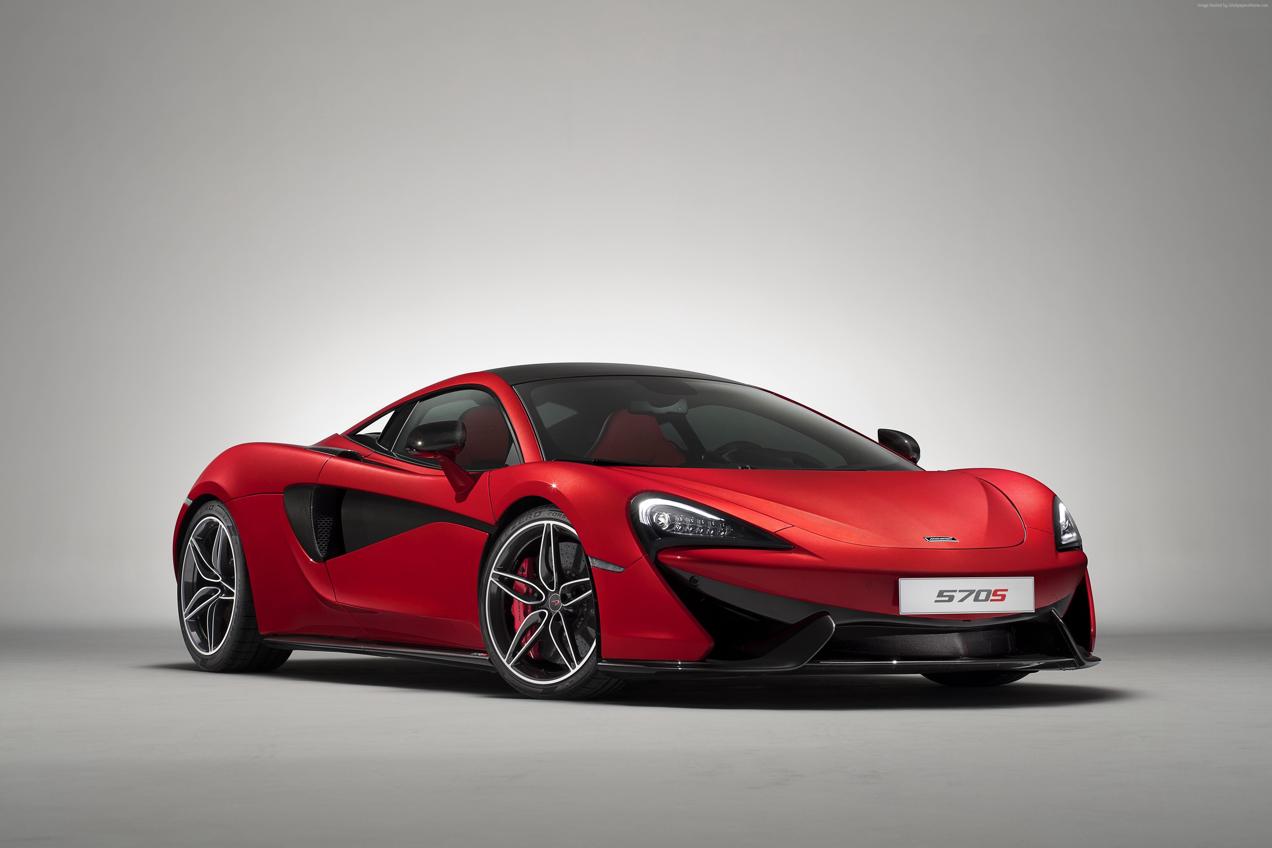 Red McLaren 570S Sports Car HD Wallpaper