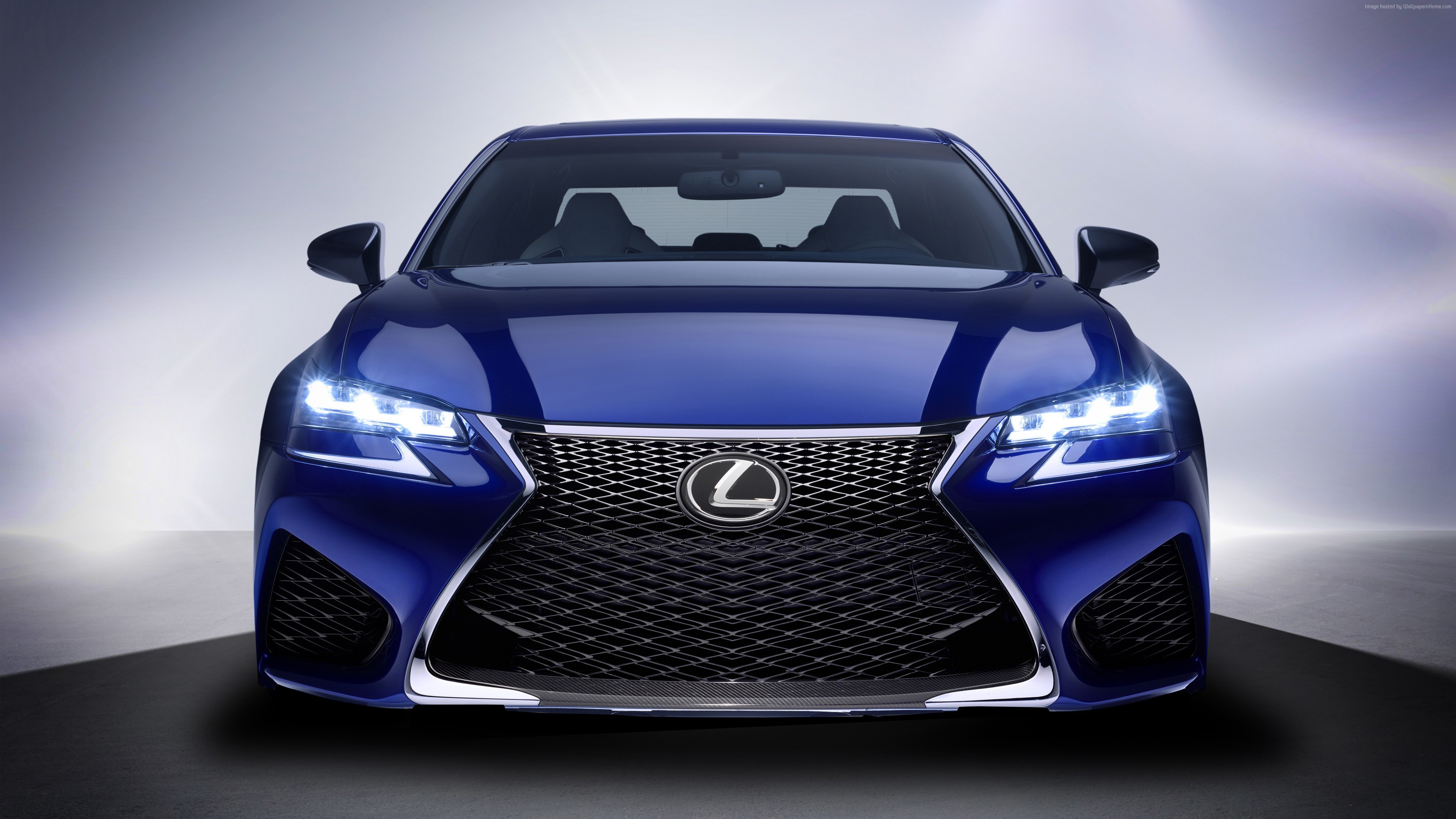 Blue Lexus GS F Luxury Sedan HD Wallpaper