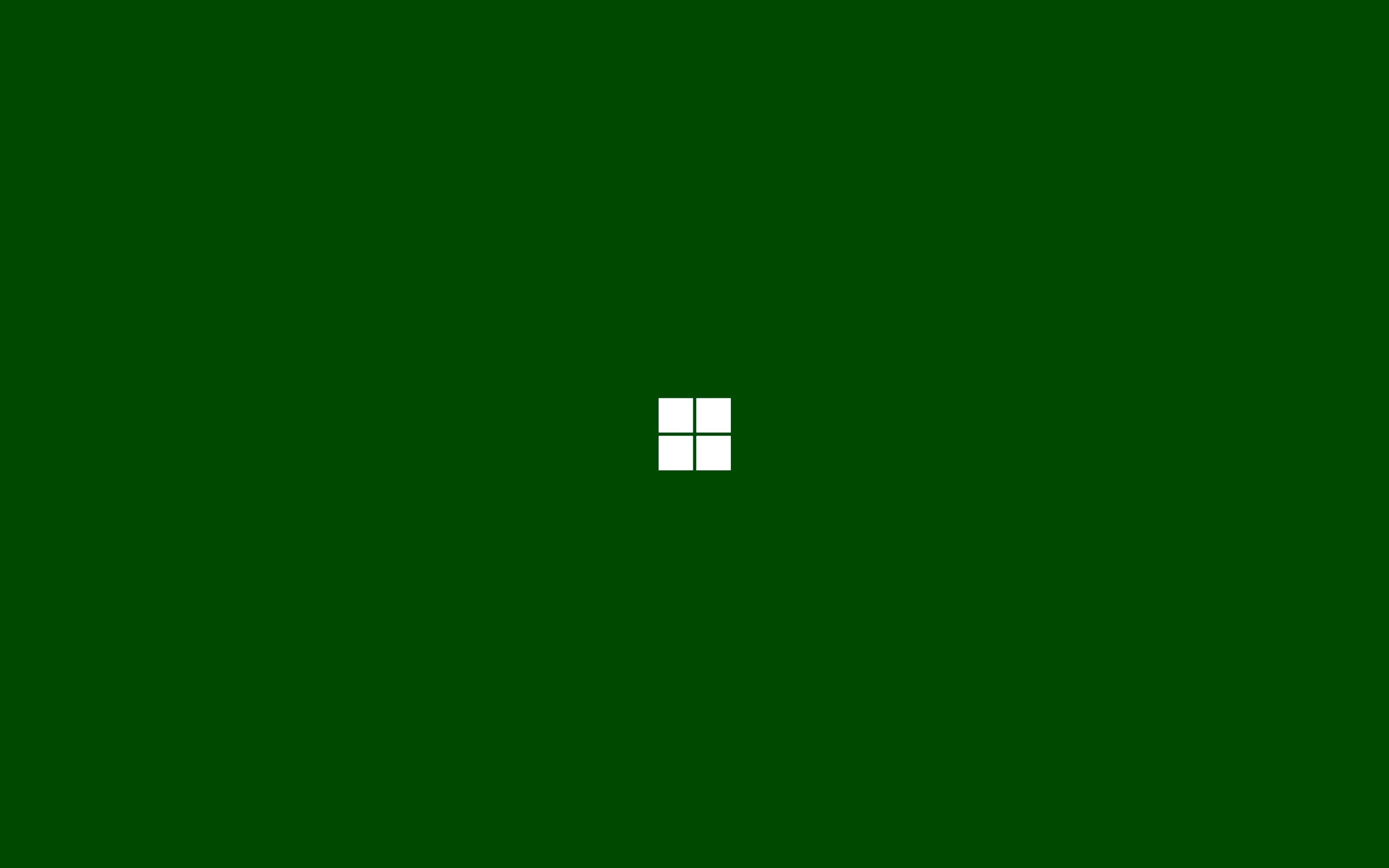 Microsoft Windows logo on a green background HD Wallpaper