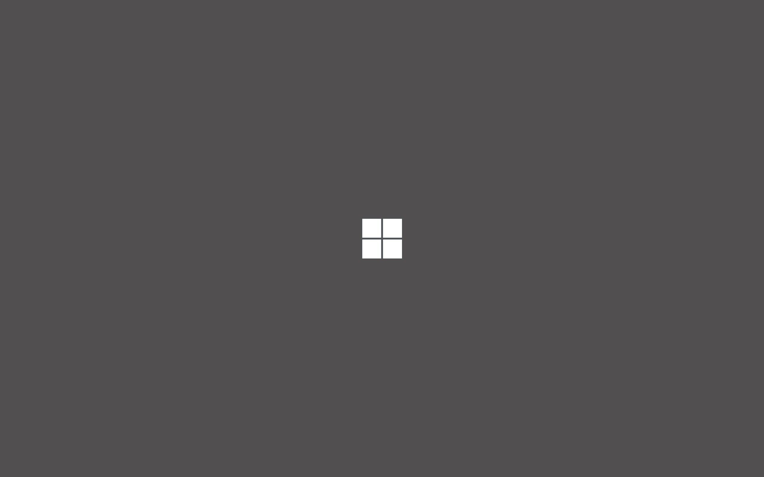 Microsoft Windows logo on a dark gray background HD Wallpaper