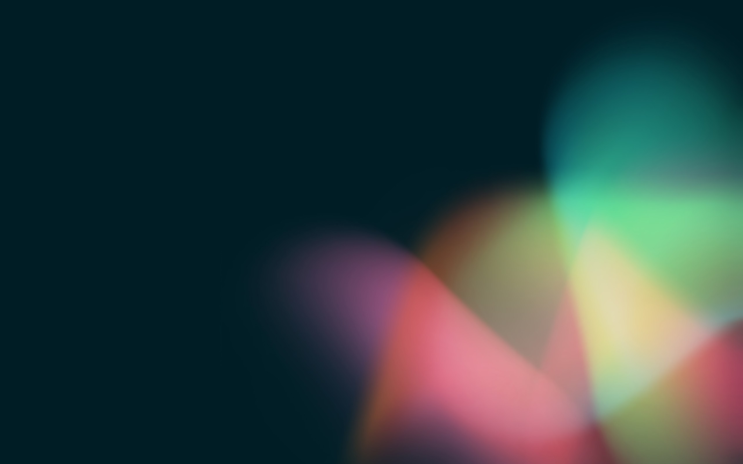 Abstract colorful light shapes on dark background HD Wallpaper