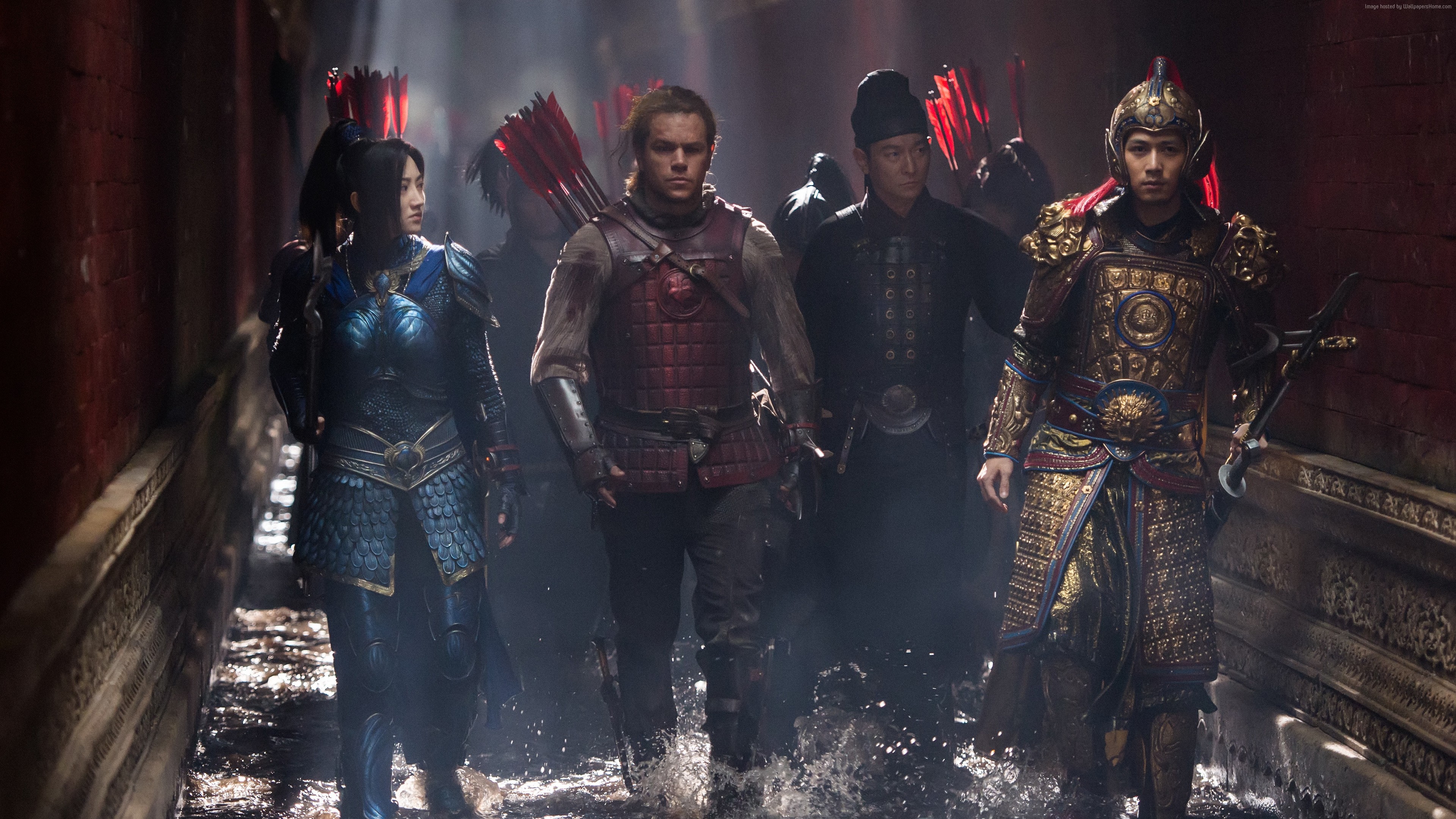 The Great Wall: Matt Damon and Jing Tian HD Wallpaper