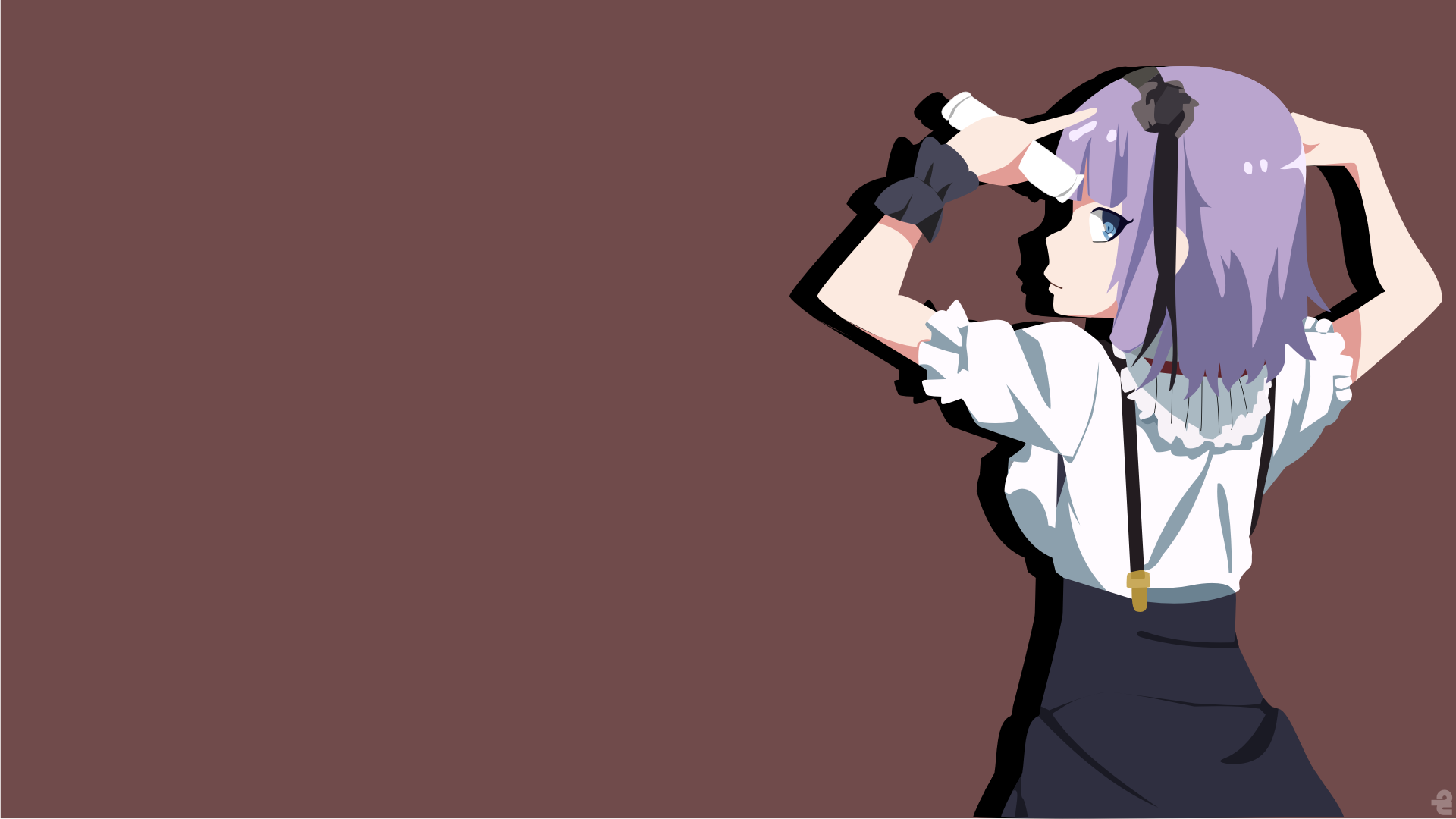 Shidare Hotaru from Dagashi Kashi illustration HD Wallpaper