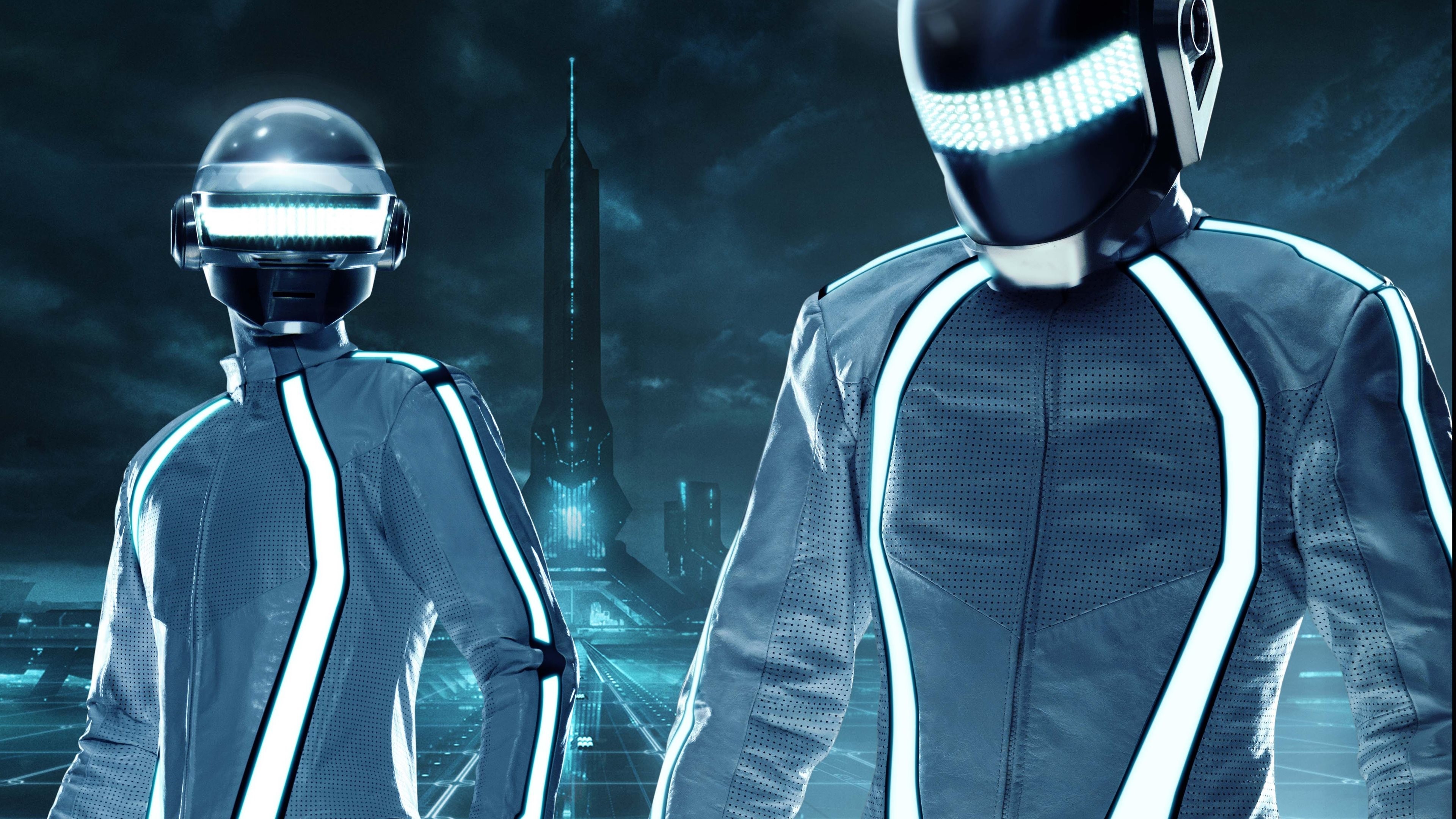 Daft Punk in Tron Legacy HD Wallpaper