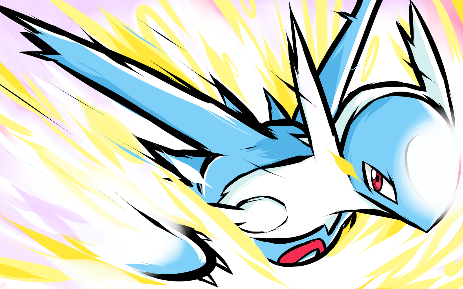 Latios from Pokemon illustration HD Wallpaper