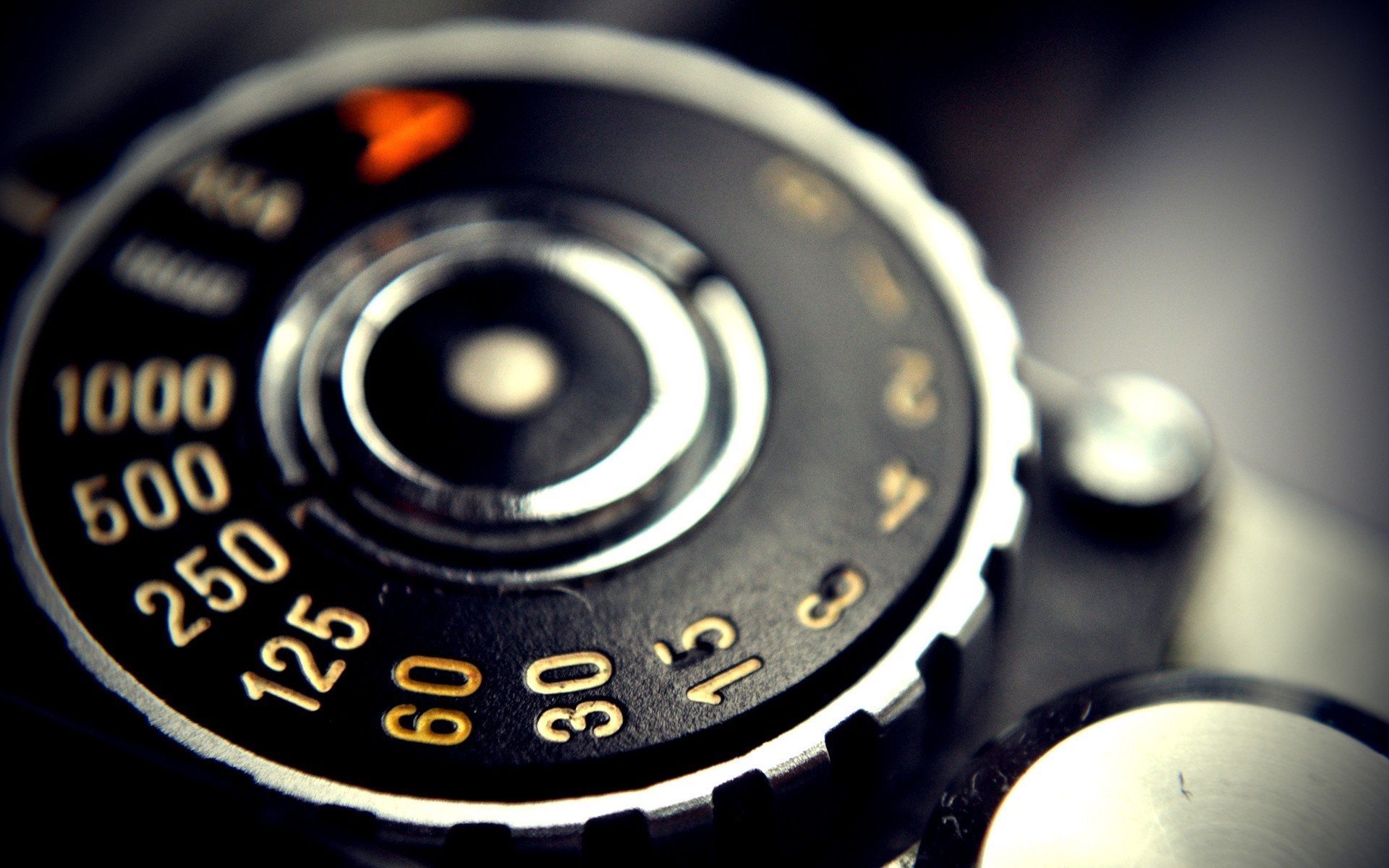Camera Shutter Speed Dial Close-up HD Wallpaper