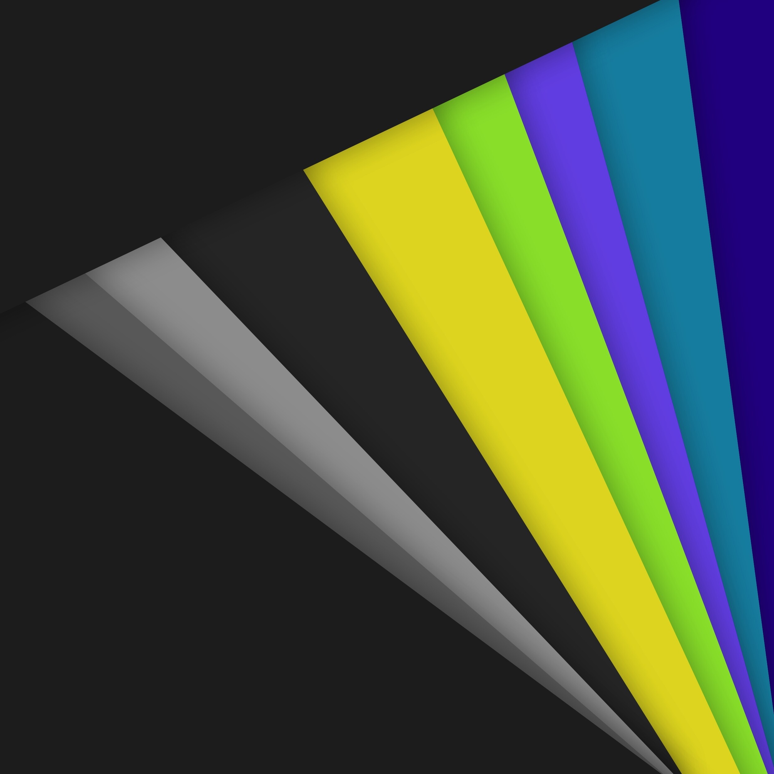 Abstract geometric shapes with colorful stripes HD Wallpaper