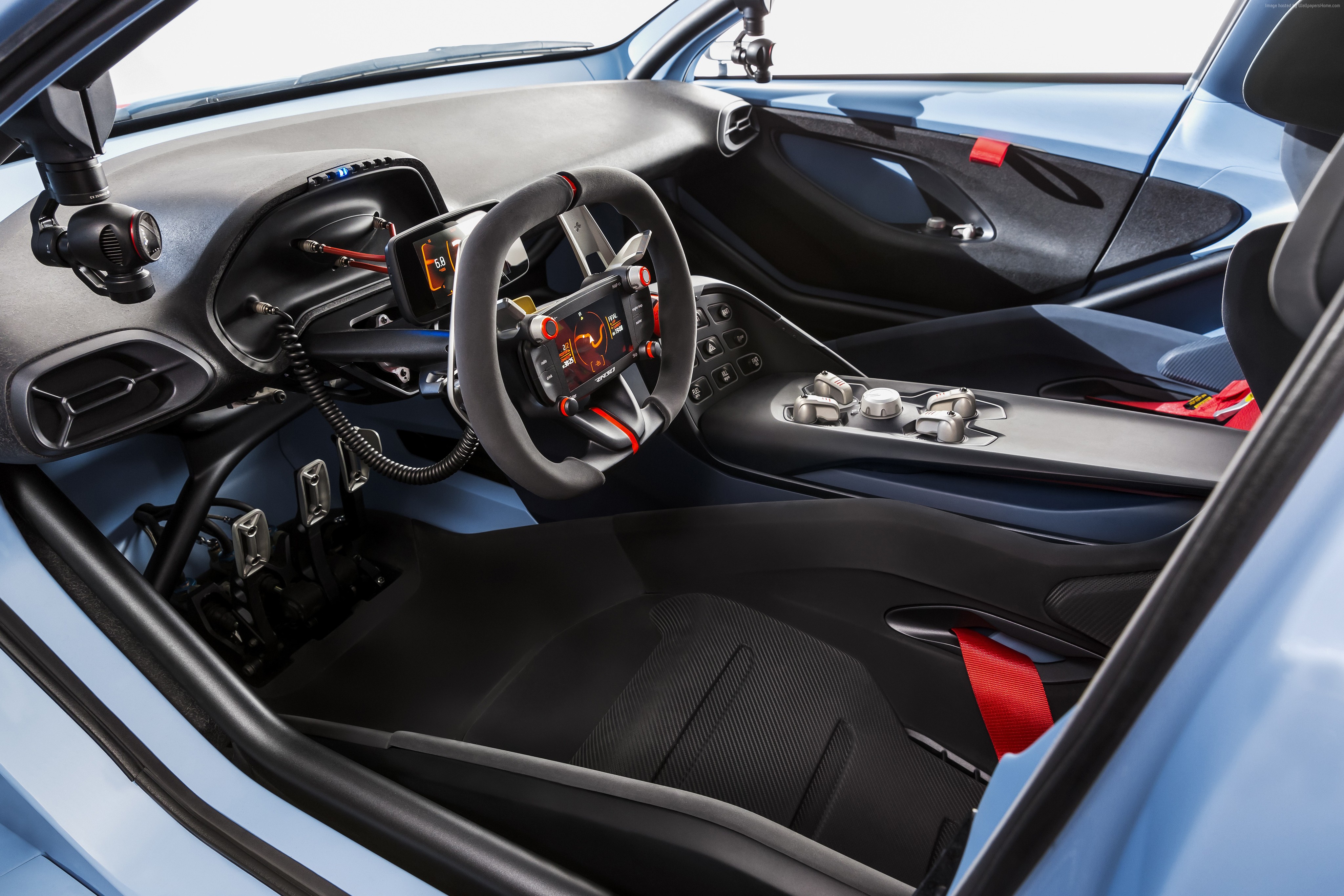 Hyundai RN30 interior at Paris Auto Show 2016 HD Wallpaper