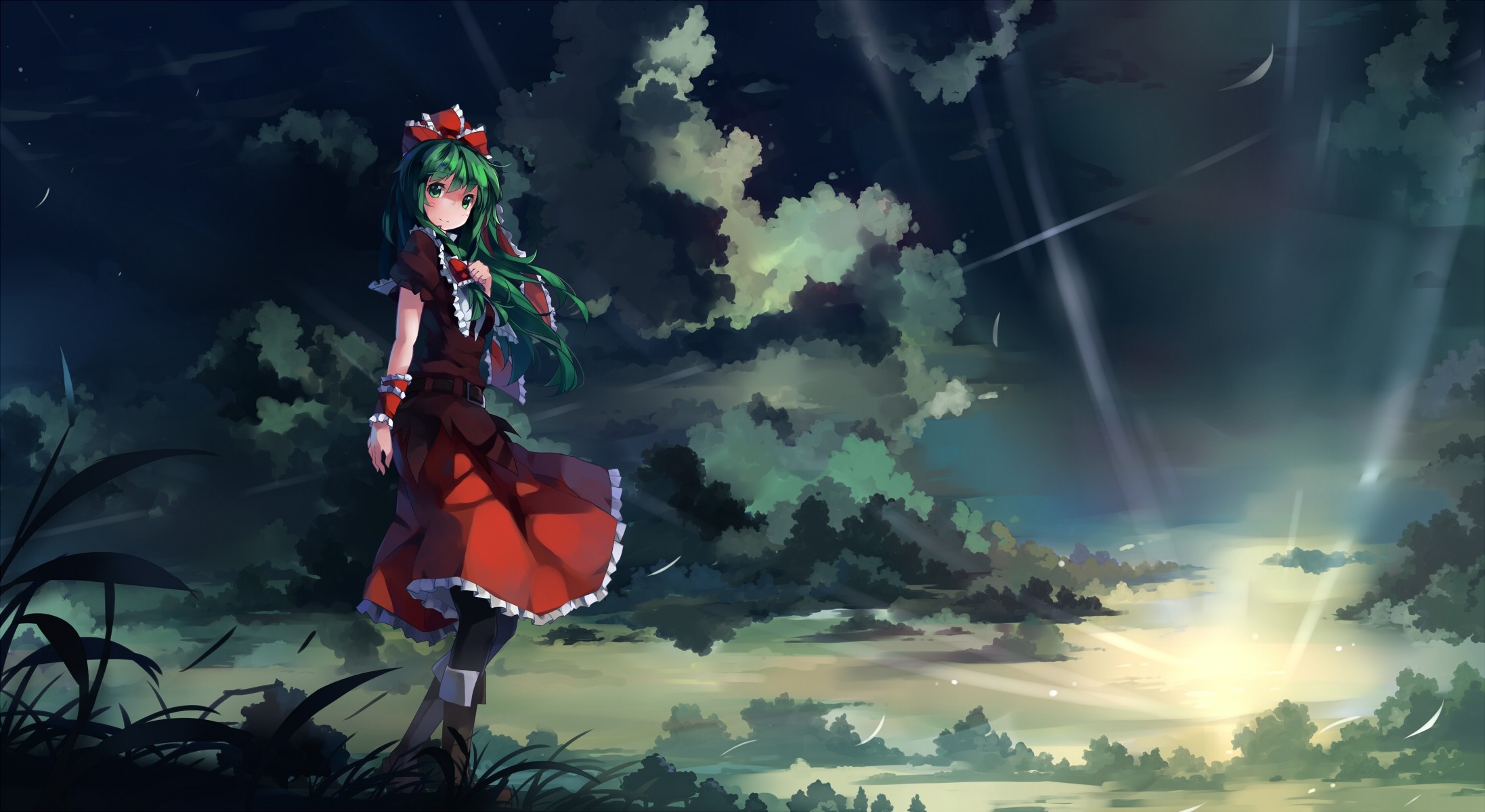 Kagiyama Hina from Touhou Project HD Wallpaper
