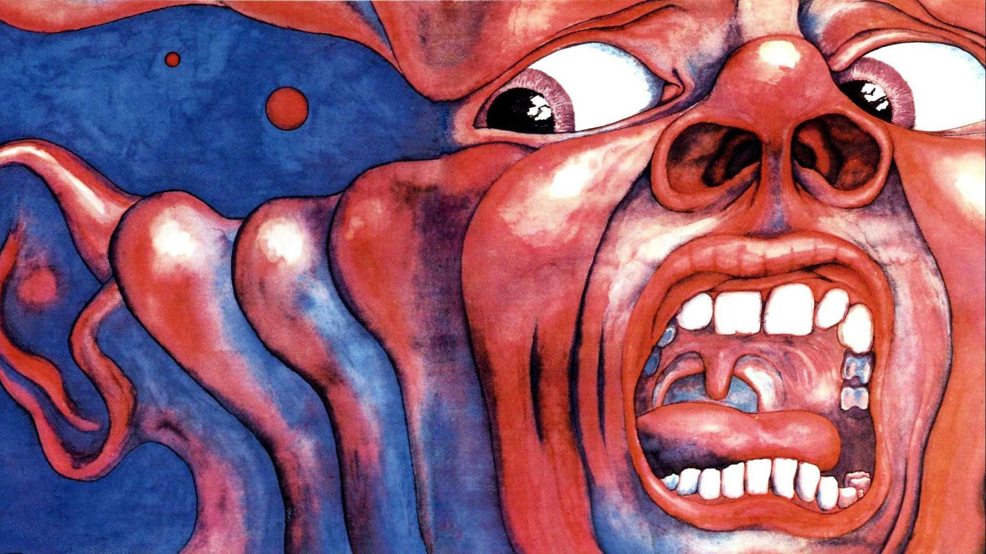 In the Court of the Crimson King album cover HD Wallpaper