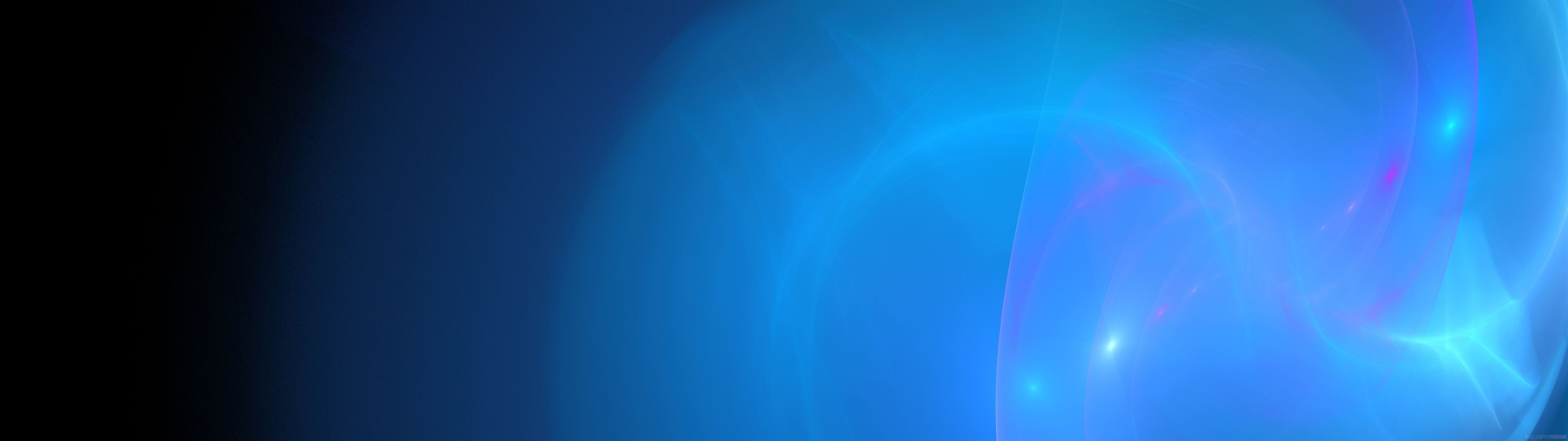 Abstract blue digital art with light effects HD Wallpaper