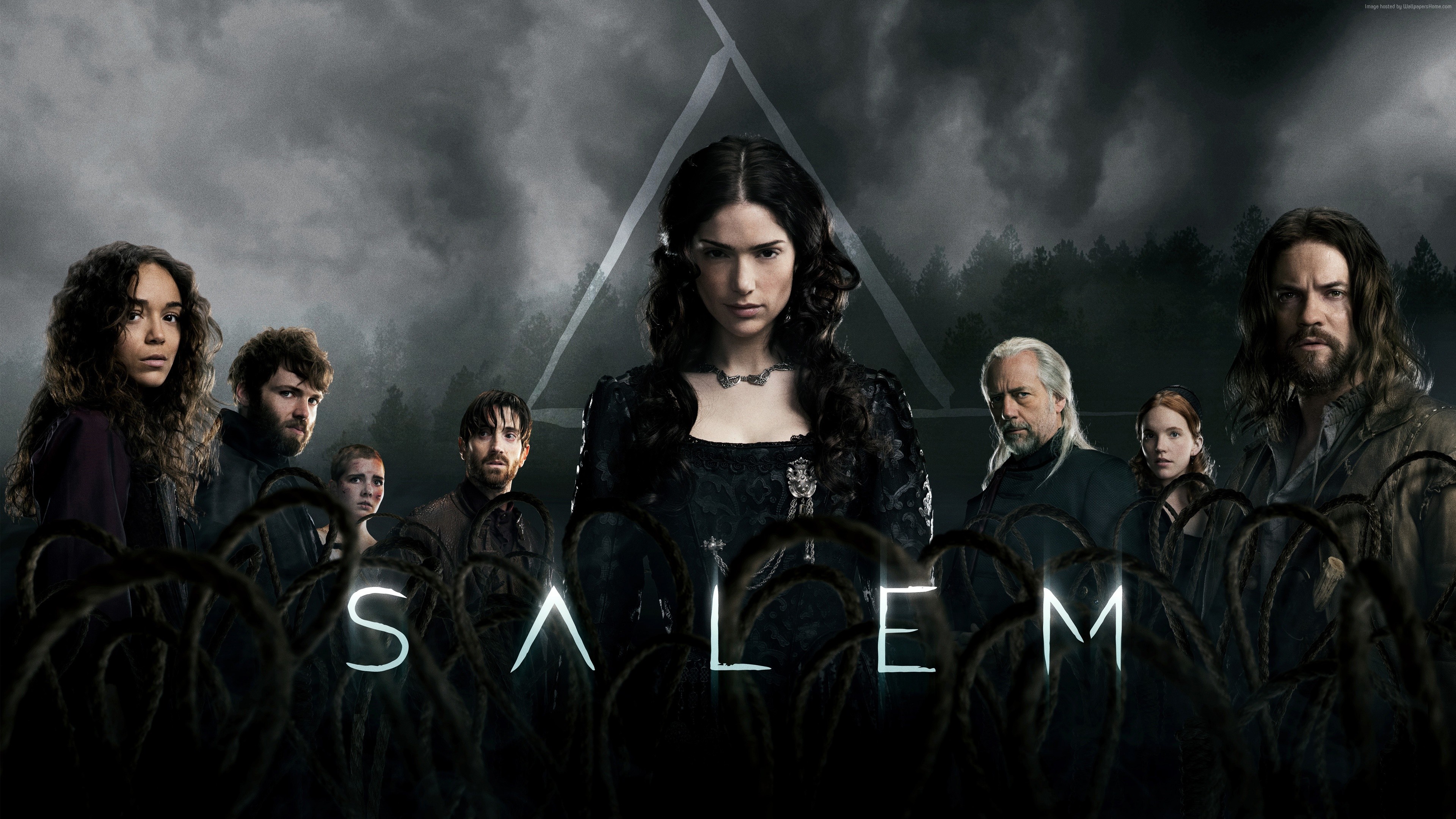 Salem Season 3 Poster with Shane West and Janet Montgomery HD Wallpaper