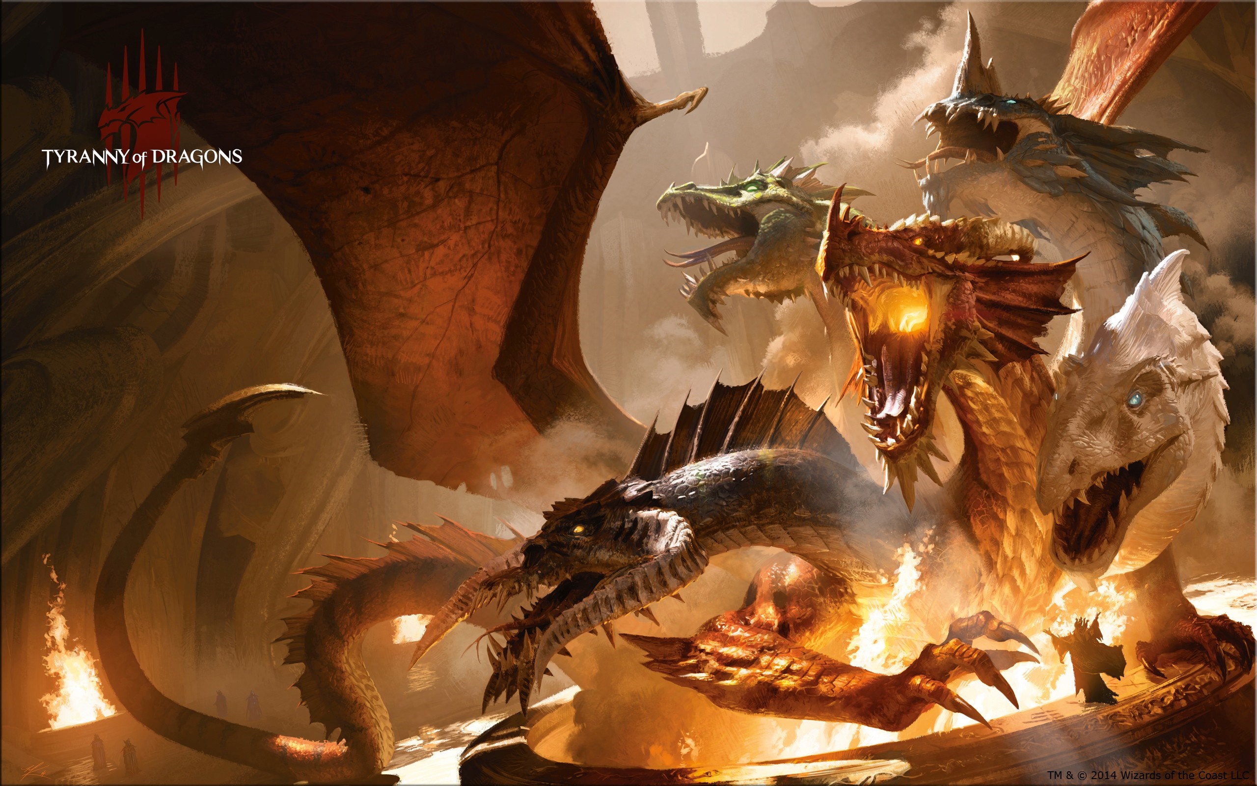 Tiamat from Dungeons & Dragons: Tyranny of Dragons HD Wallpaper