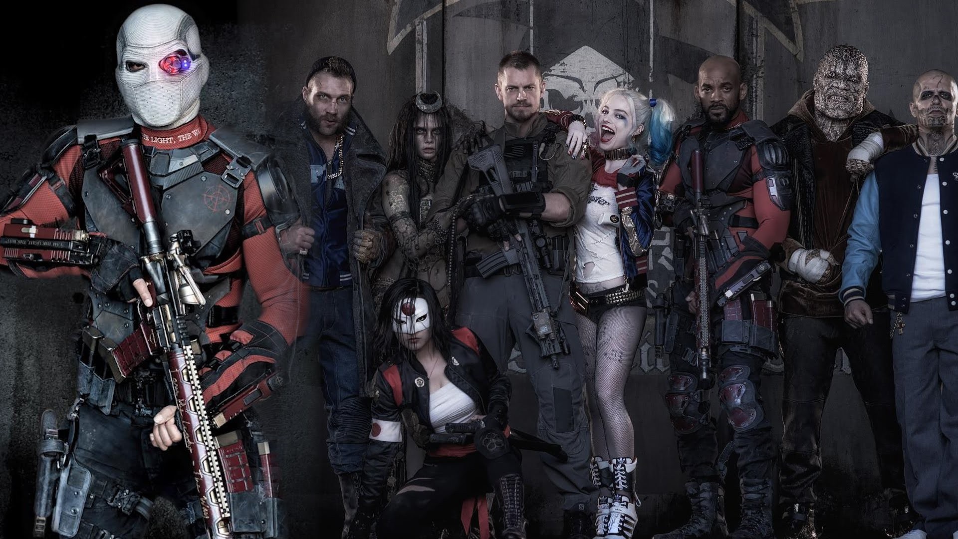 Harley Quinn and Suicide Squad Team HD Wallpaper