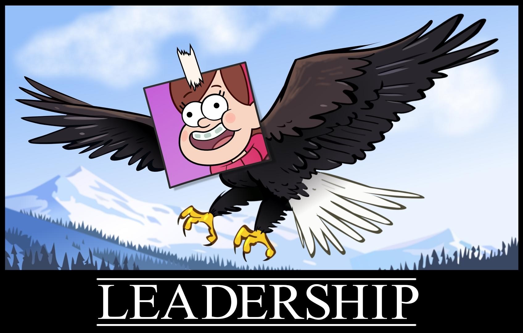 Mabel Pines' head on an eagle from Gravity Falls HD Wallpaper