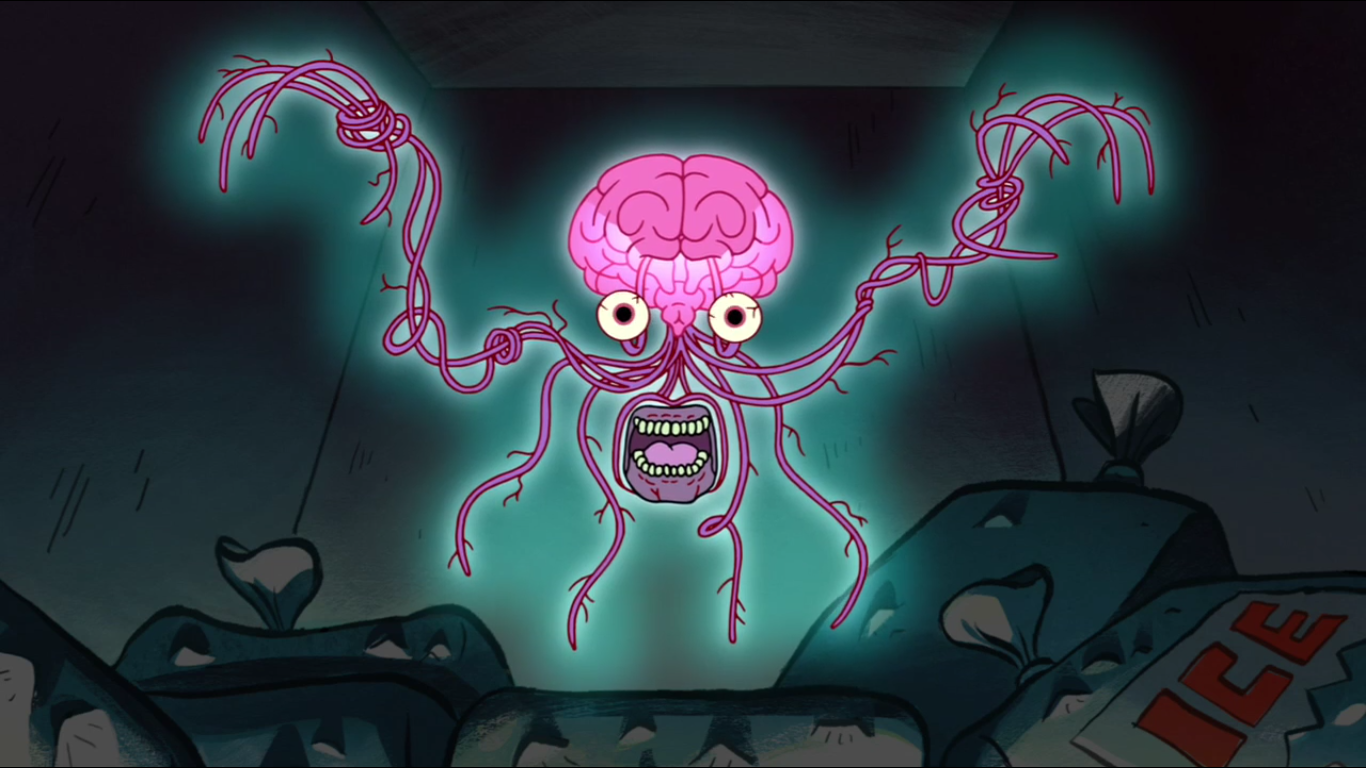 Brain Monster from Gravity Falls HD Wallpaper