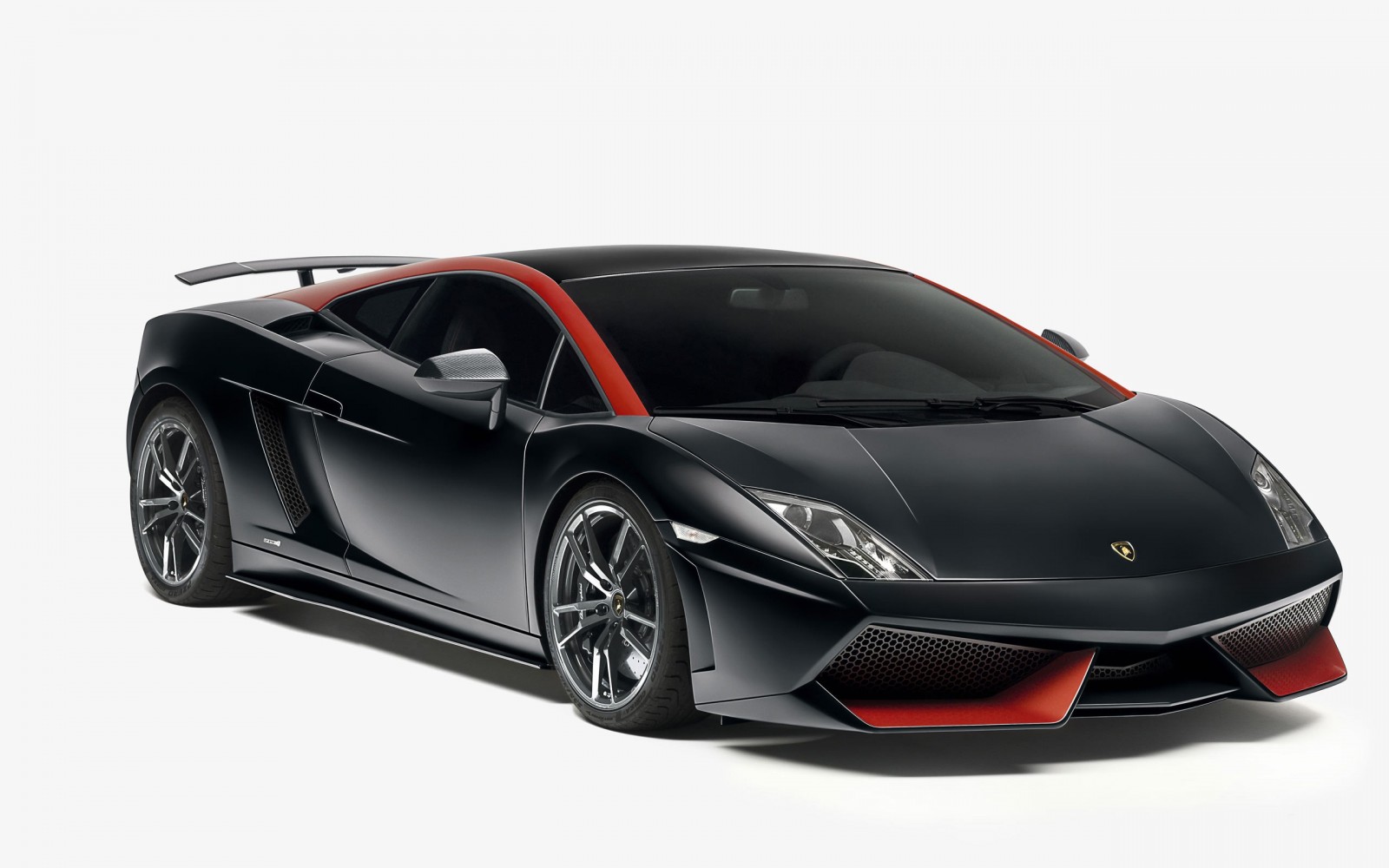 Black and red Lamborghini Gallardo sports car HD Wallpaper