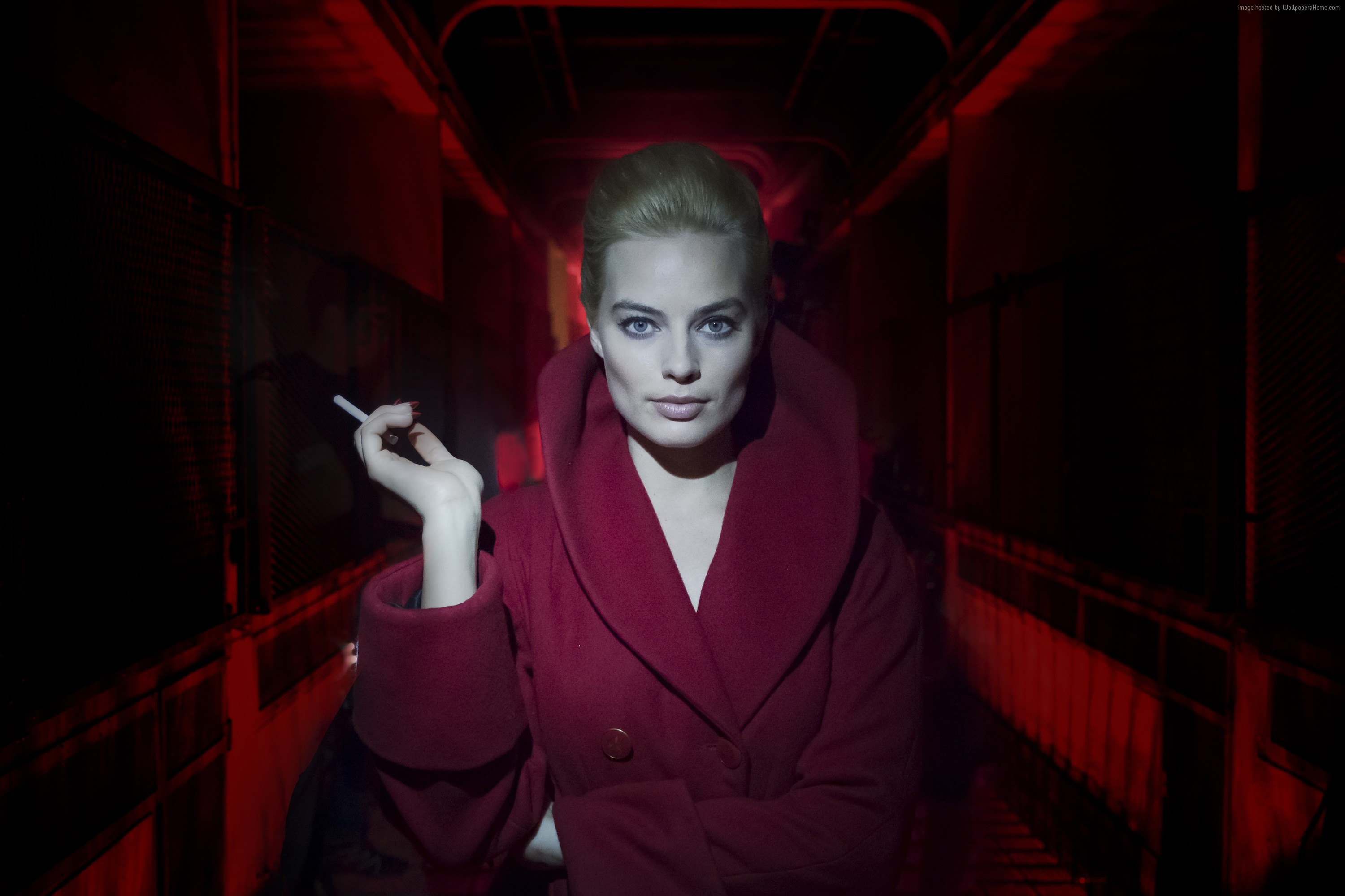Margot Robbie in Terminal HD Wallpaper