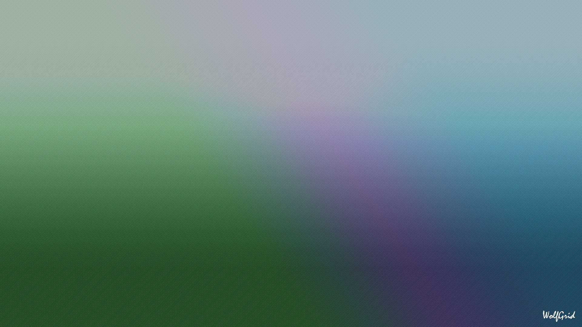 Abstract gradient with green, blue, and purple hues HD Wallpaper