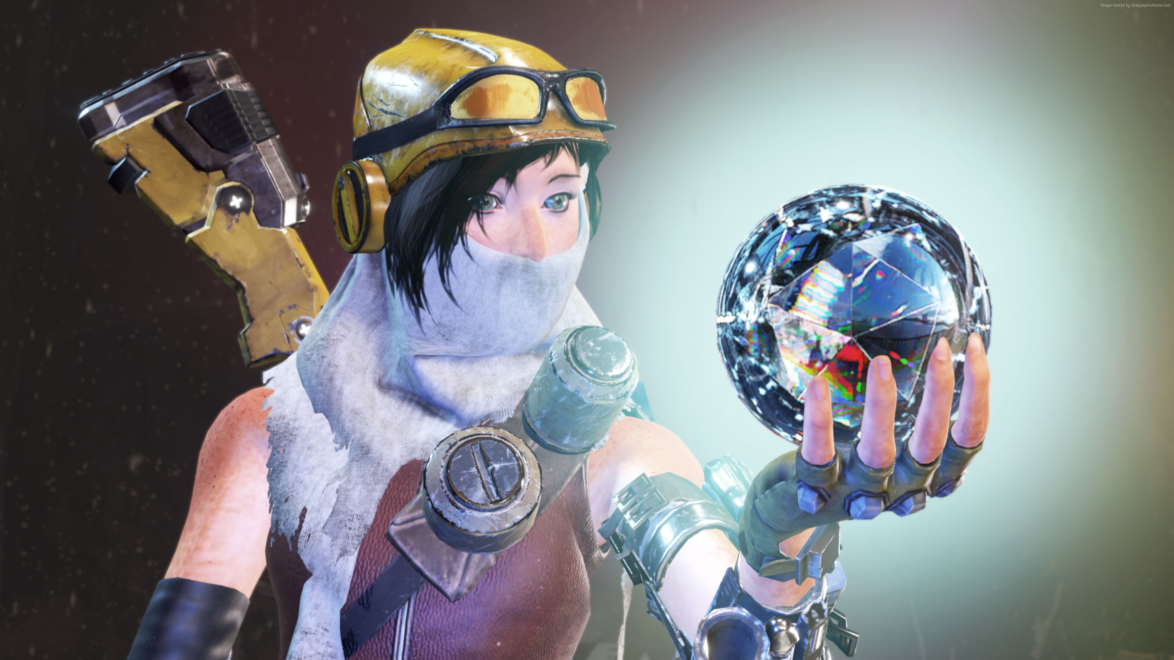 Kai from ReCore holding a crystal orb HD Wallpaper
