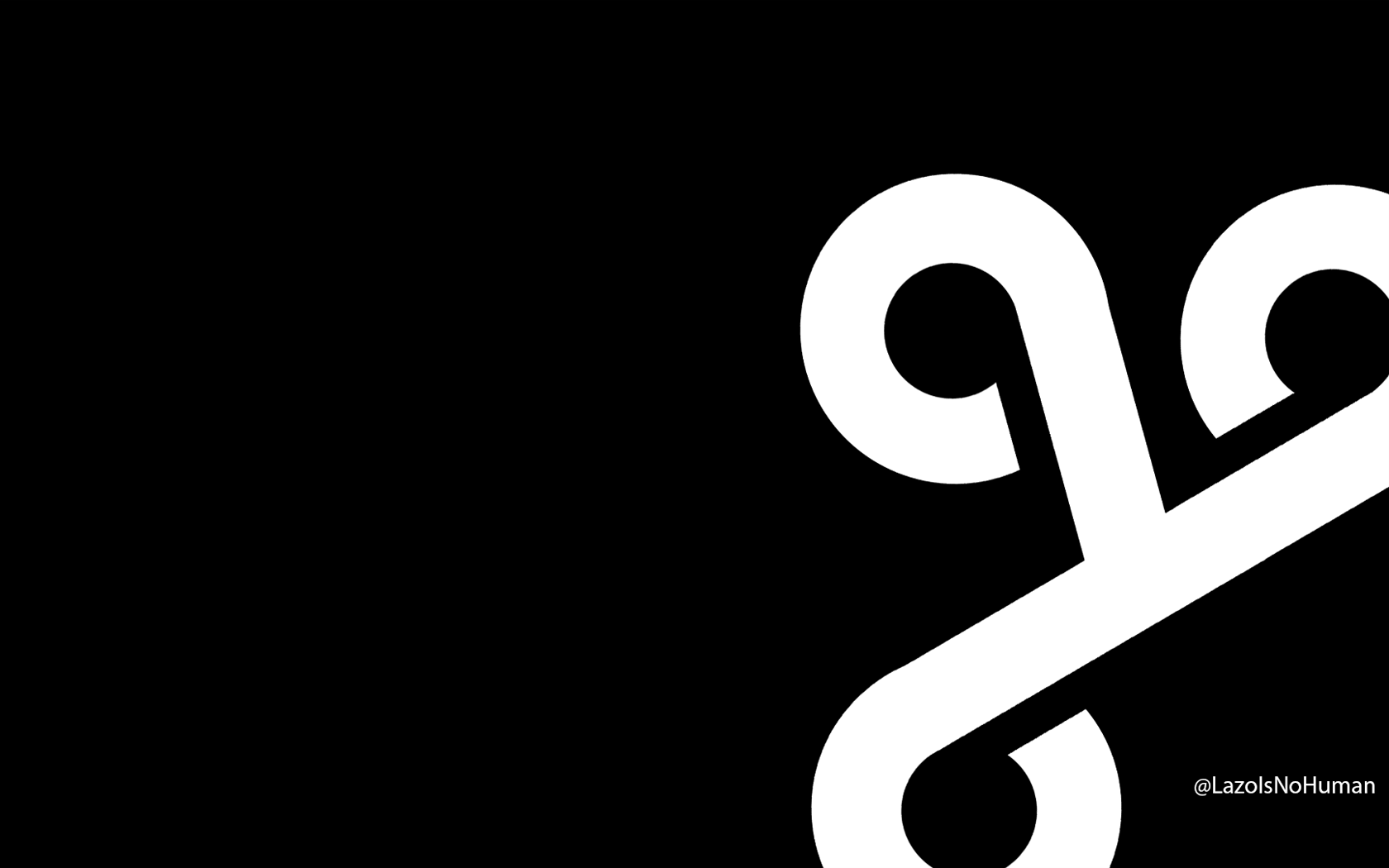 Cloud9 logo on black background HD Wallpaper