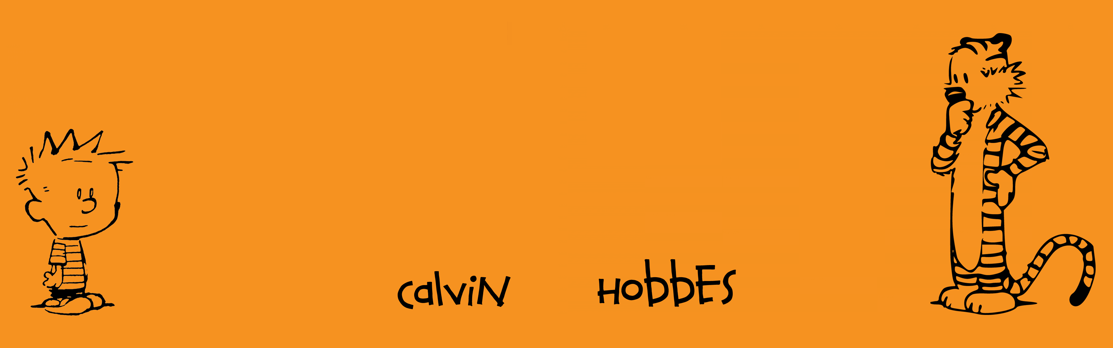 Calvin and Hobbes illustration HD Wallpaper