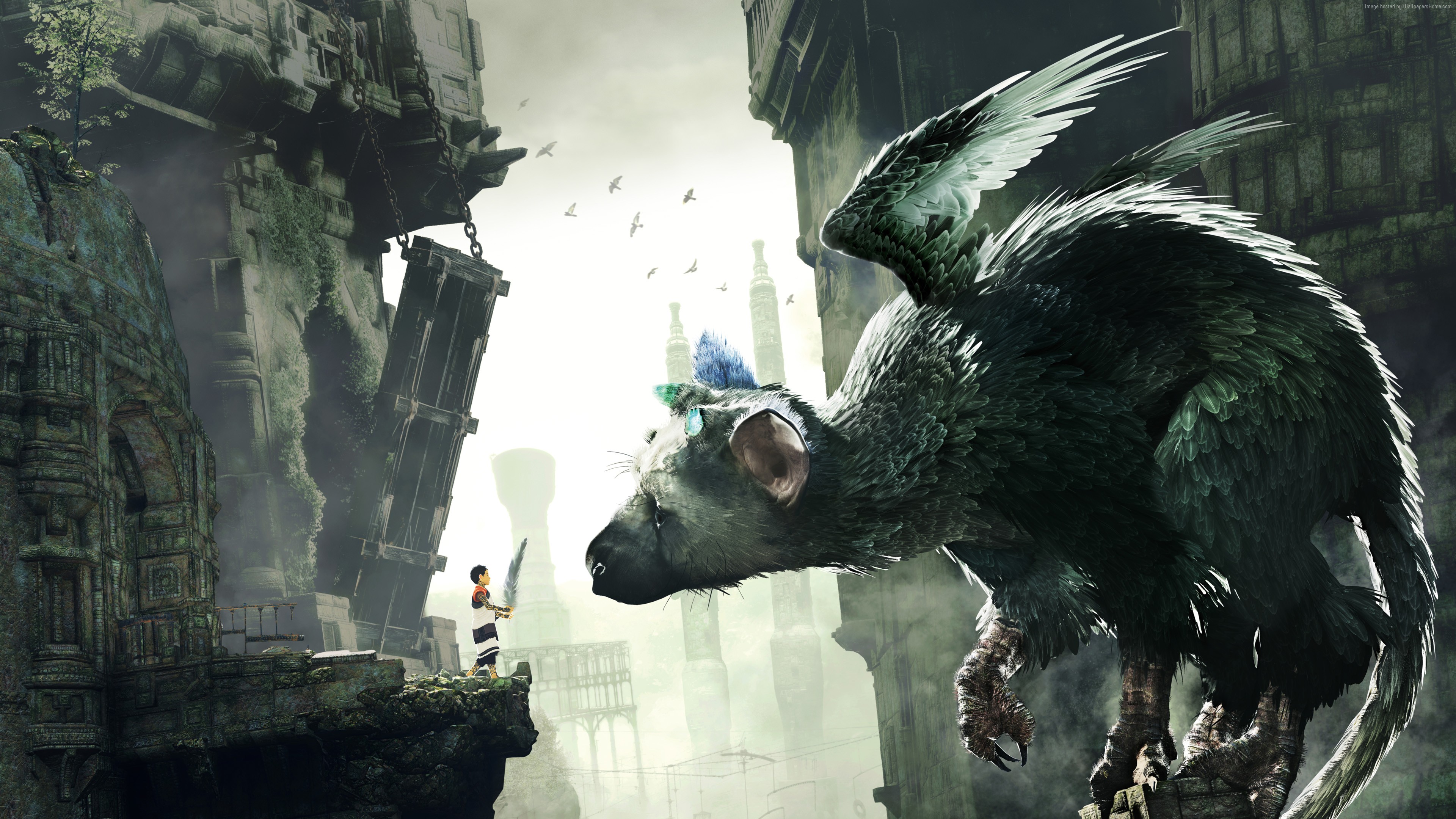Trico and Boy from The Last Guardian HD Wallpaper