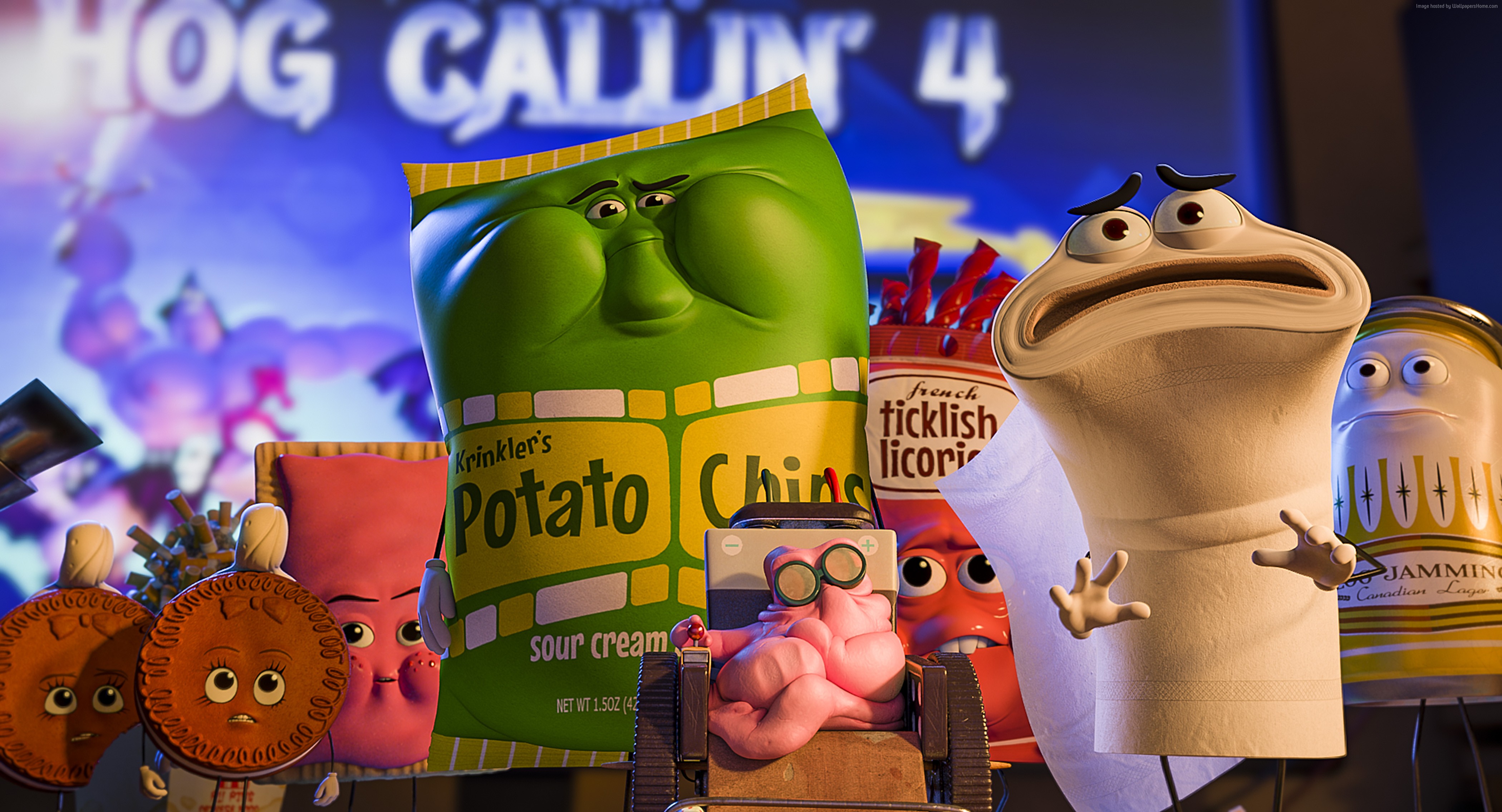 Sausage Party characters at Hog Callin' 4 HD Wallpaper