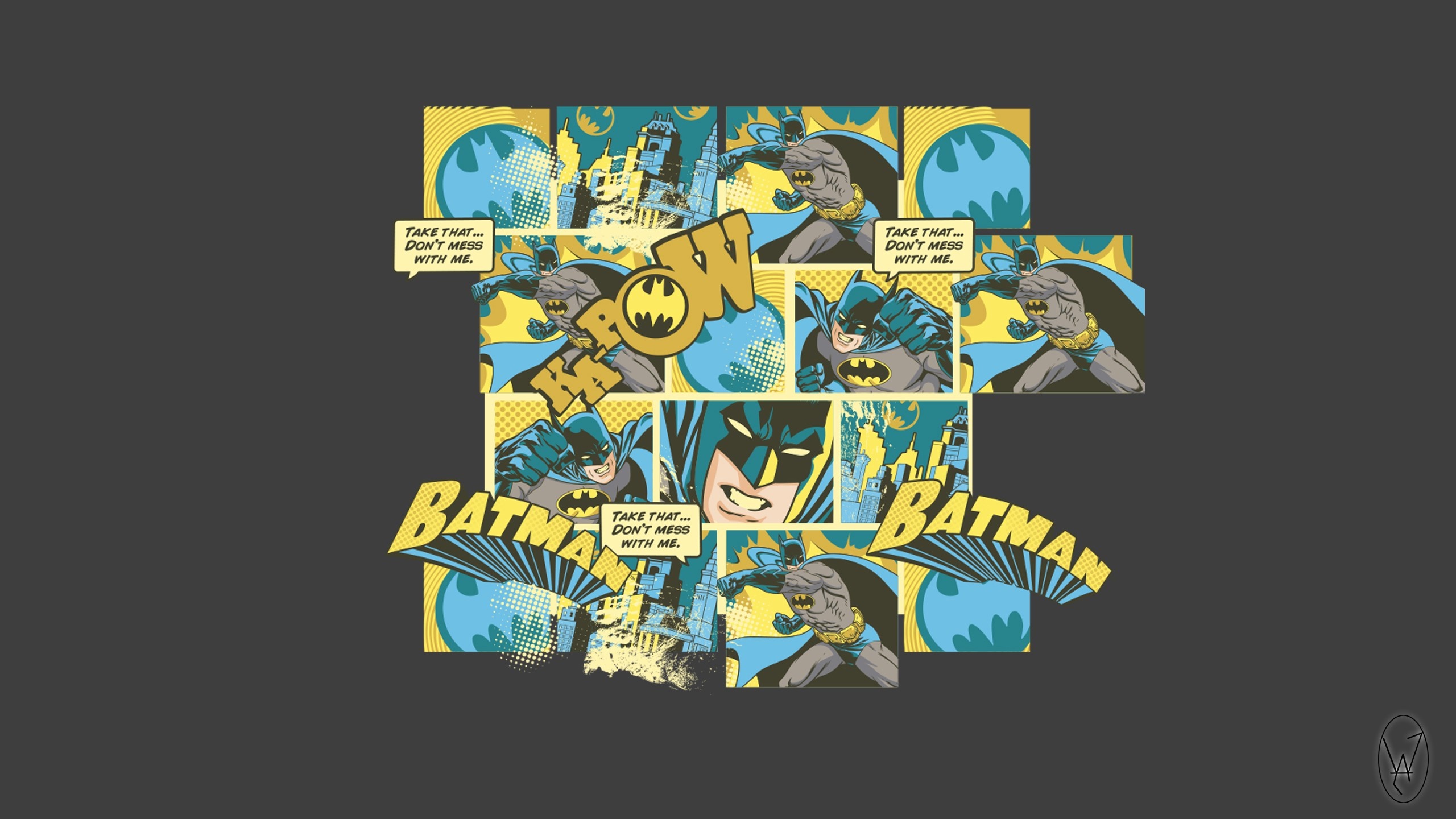 Batman comic panels with text HD Wallpaper