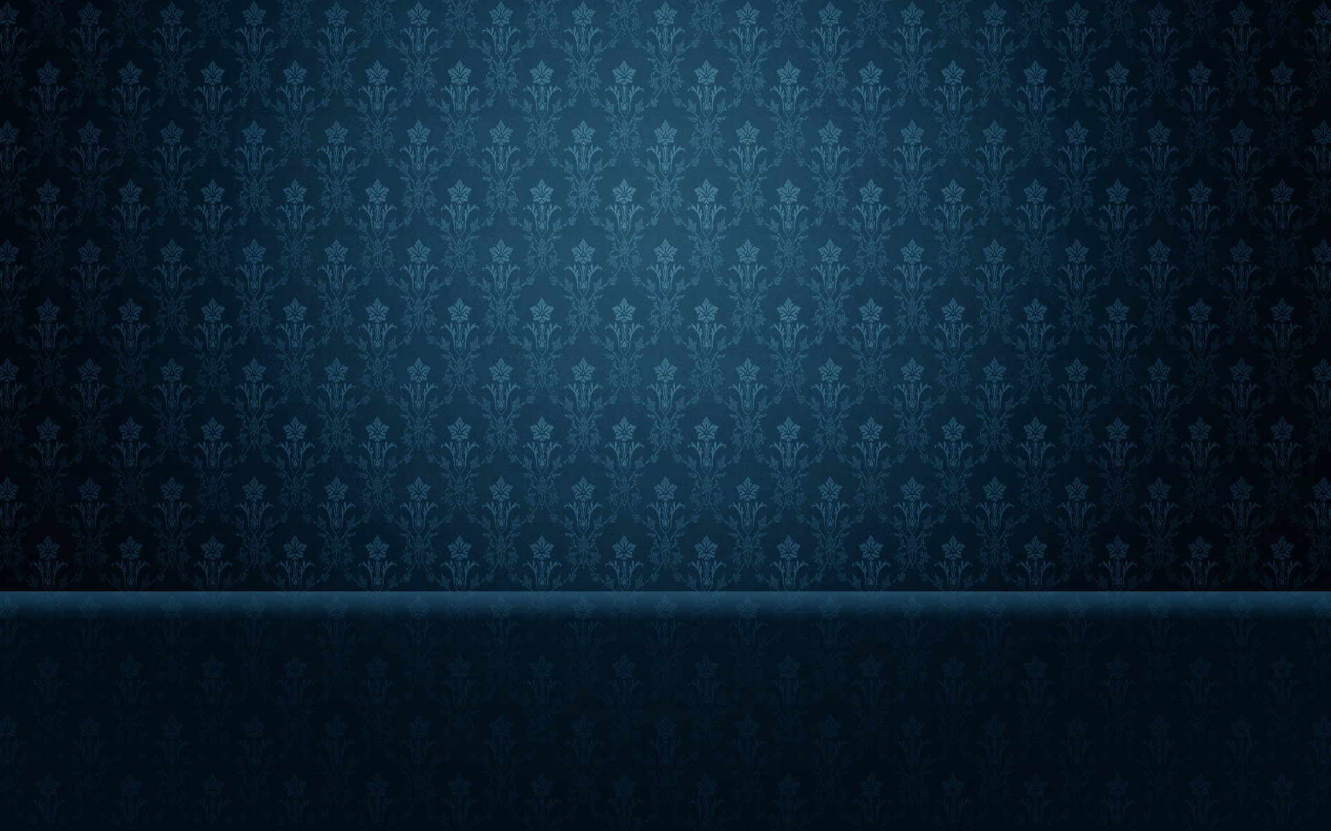 Dark blue damask pattern texture HD Wallpaper