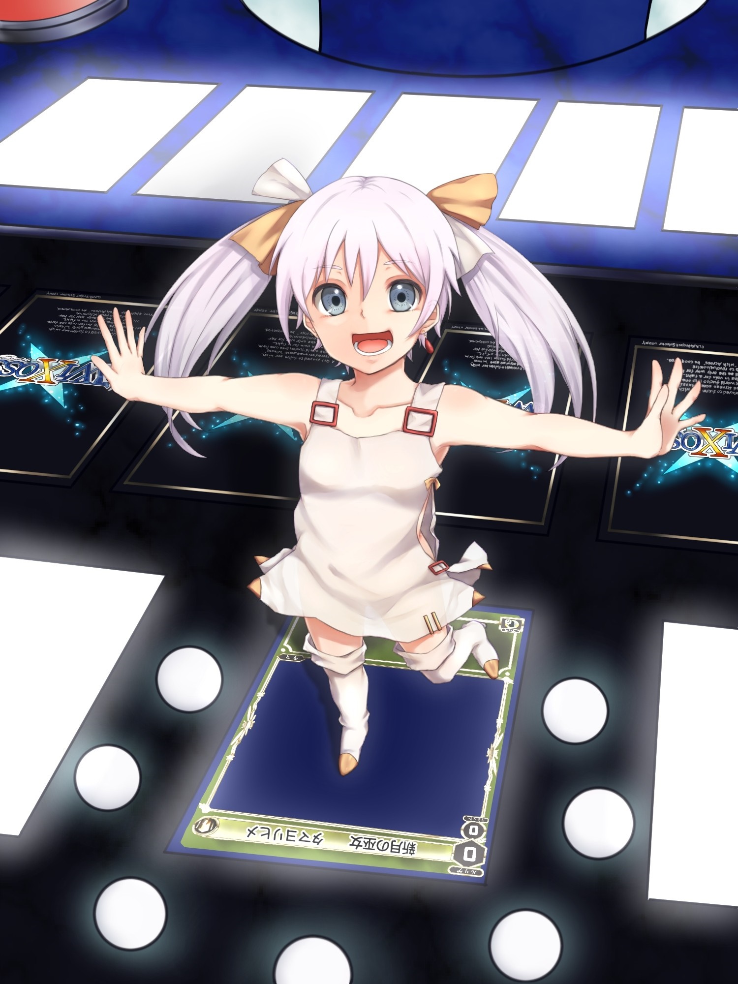 Tama from Selector Infected WIXOSS playing a card game HD Wallpaper