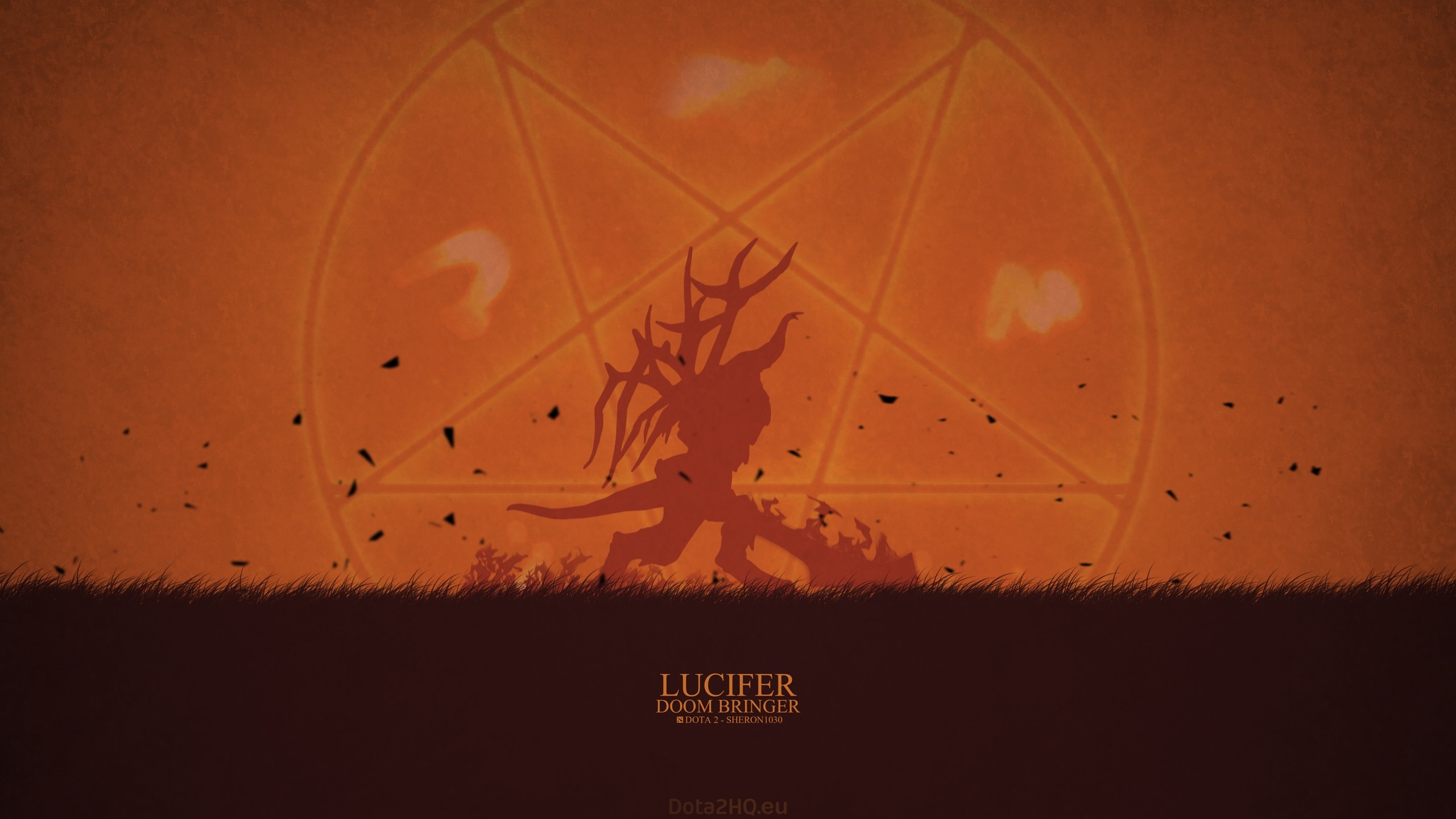 Lucifer Doom Bringer from Dota 2 HD Wallpaper