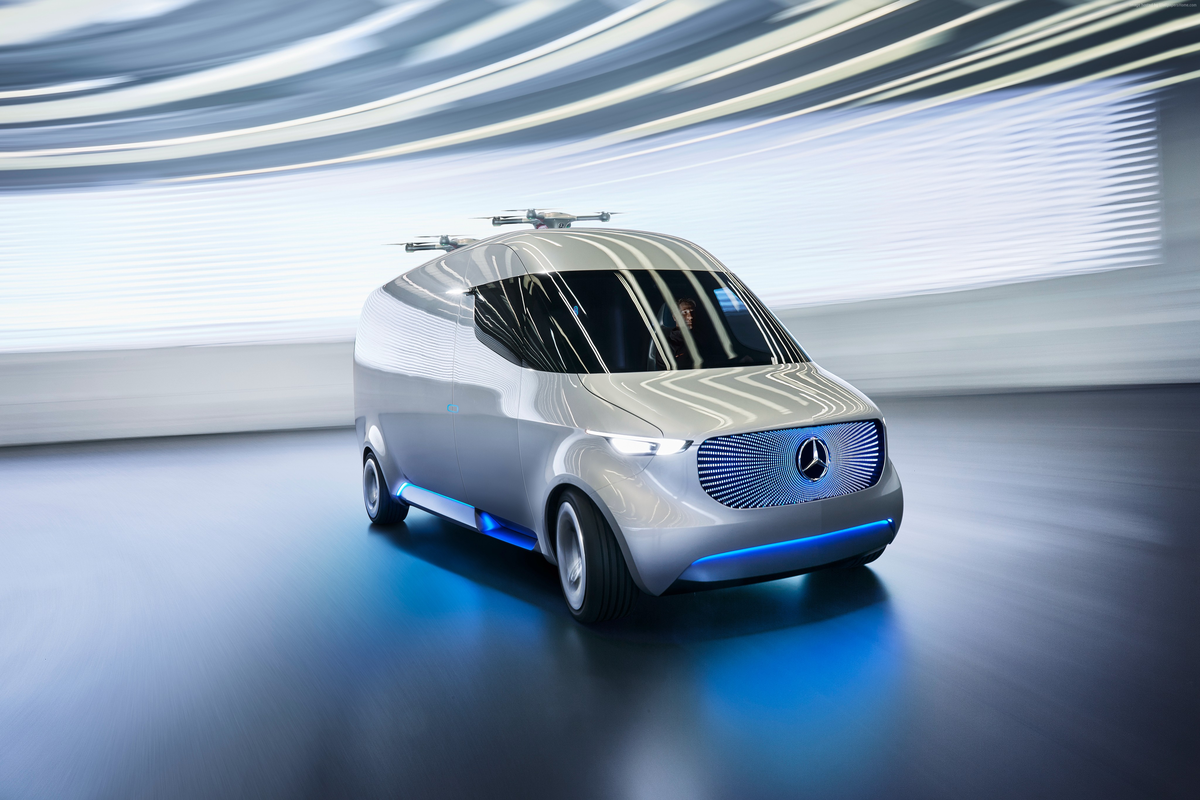 Mercedes-Benz Vision Van concept vehicle HD Wallpaper