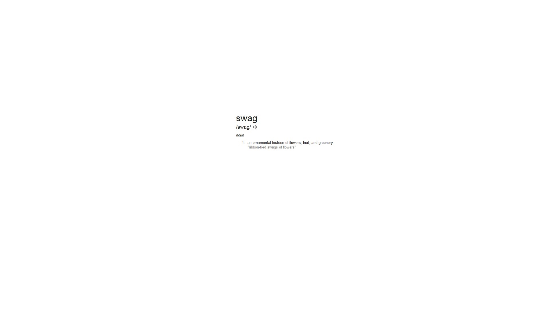 Definition of the word swag HD Wallpaper