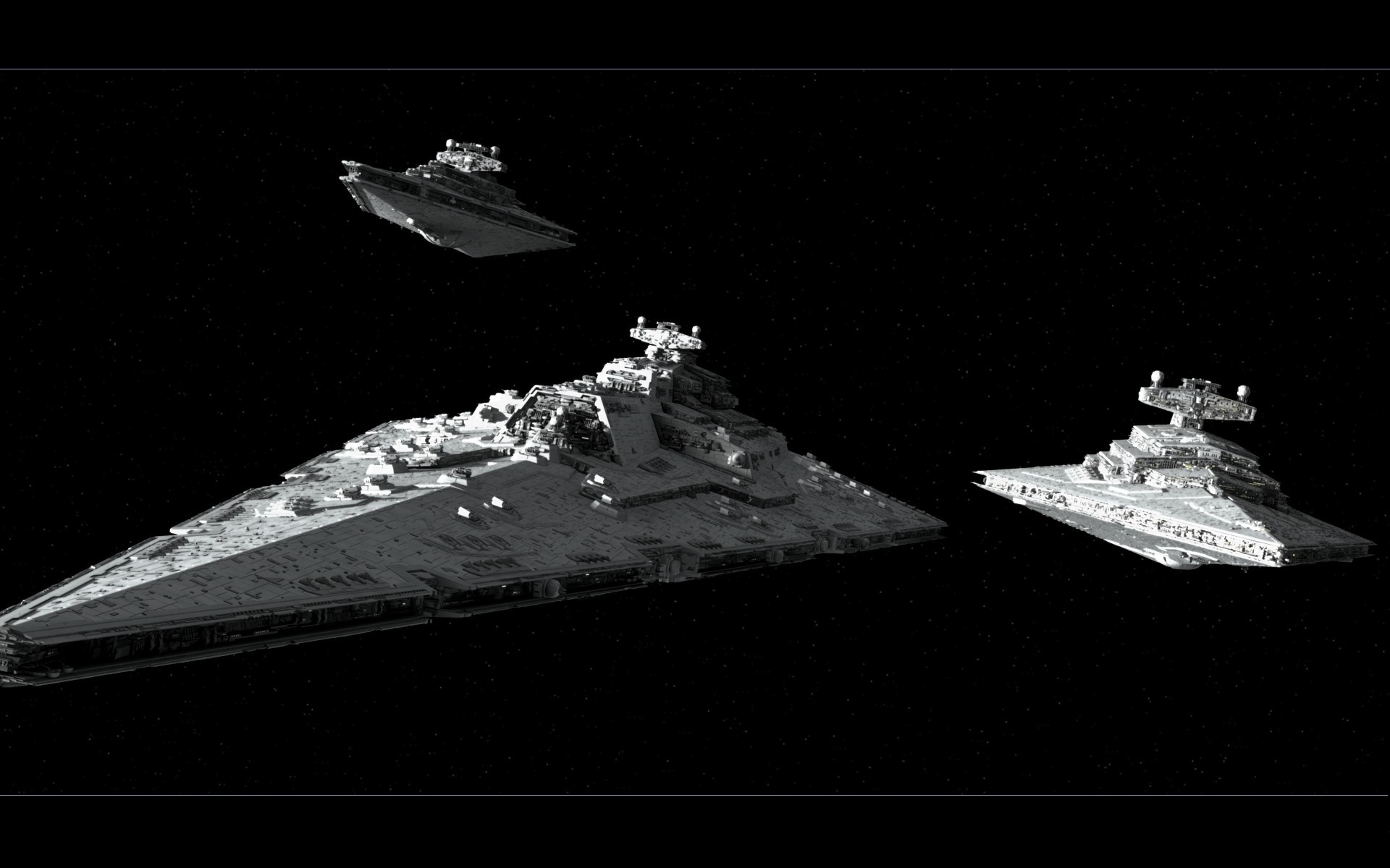 Star Wars Imperial Star Destroyers in space HD Wallpaper