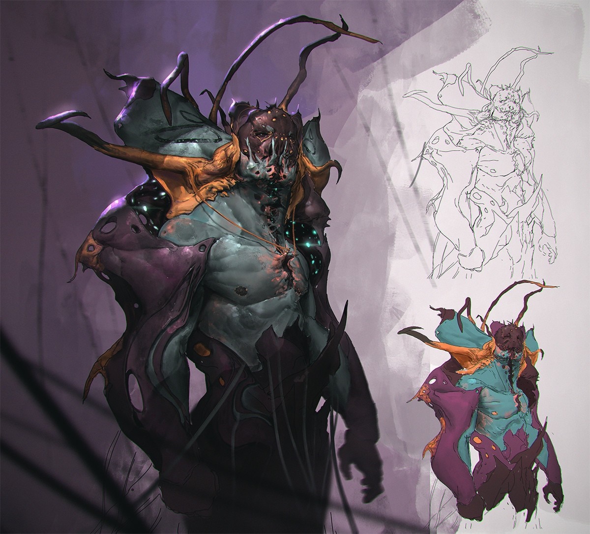 Concept art of a creature by Milan Nikolic HD Wallpaper
