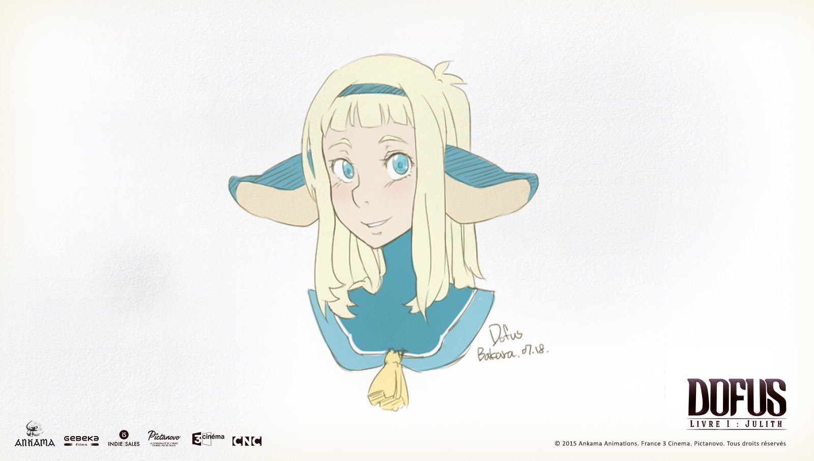 Dofus Livre 1 Julith character sketch HD Wallpaper